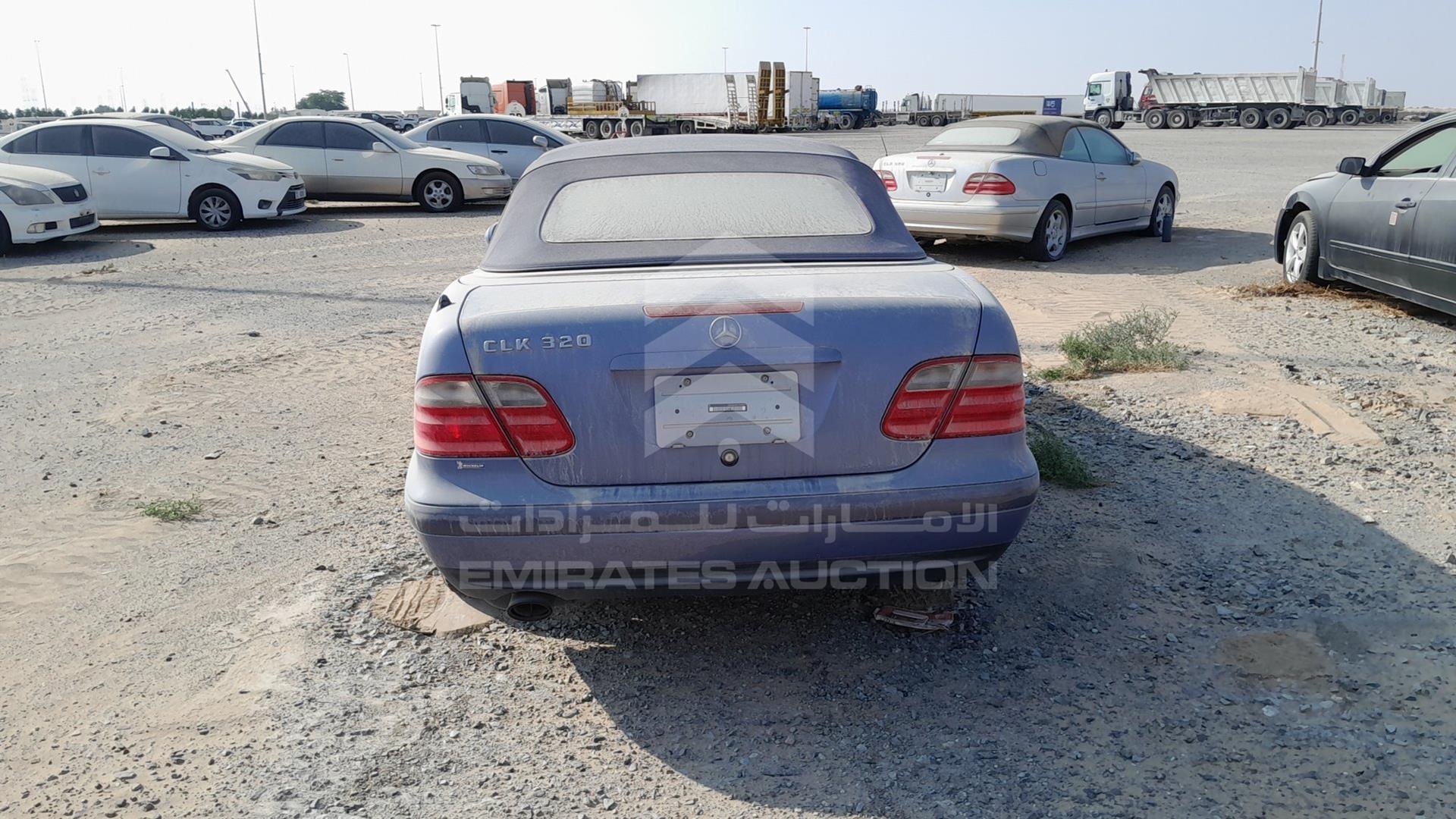 2001 MERCEDES CLK320 VIN: WDB2084651T006974