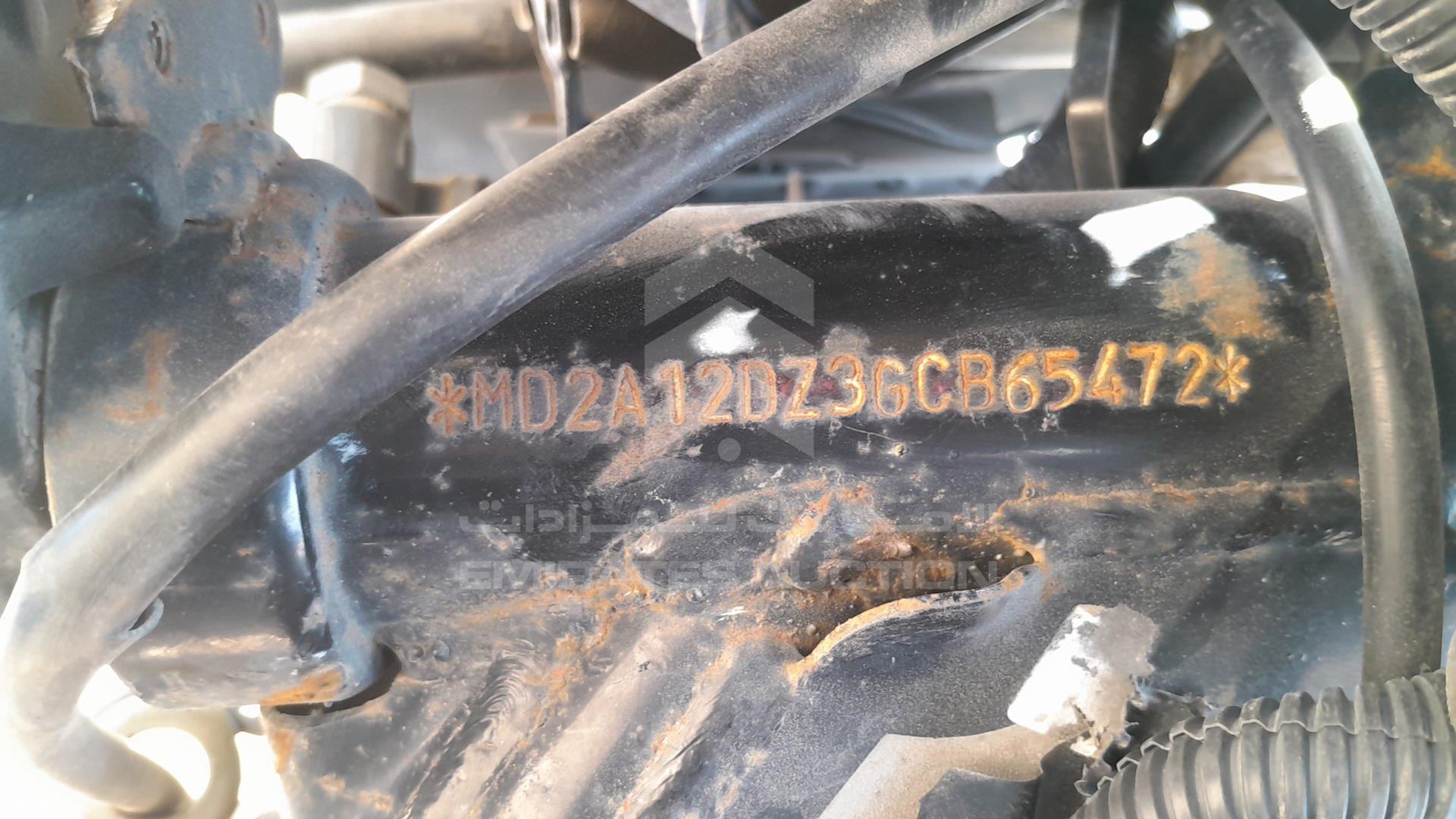 2016 BAJAJ PULSAR 180CC VIN: MD2A12DZ3GCB65472