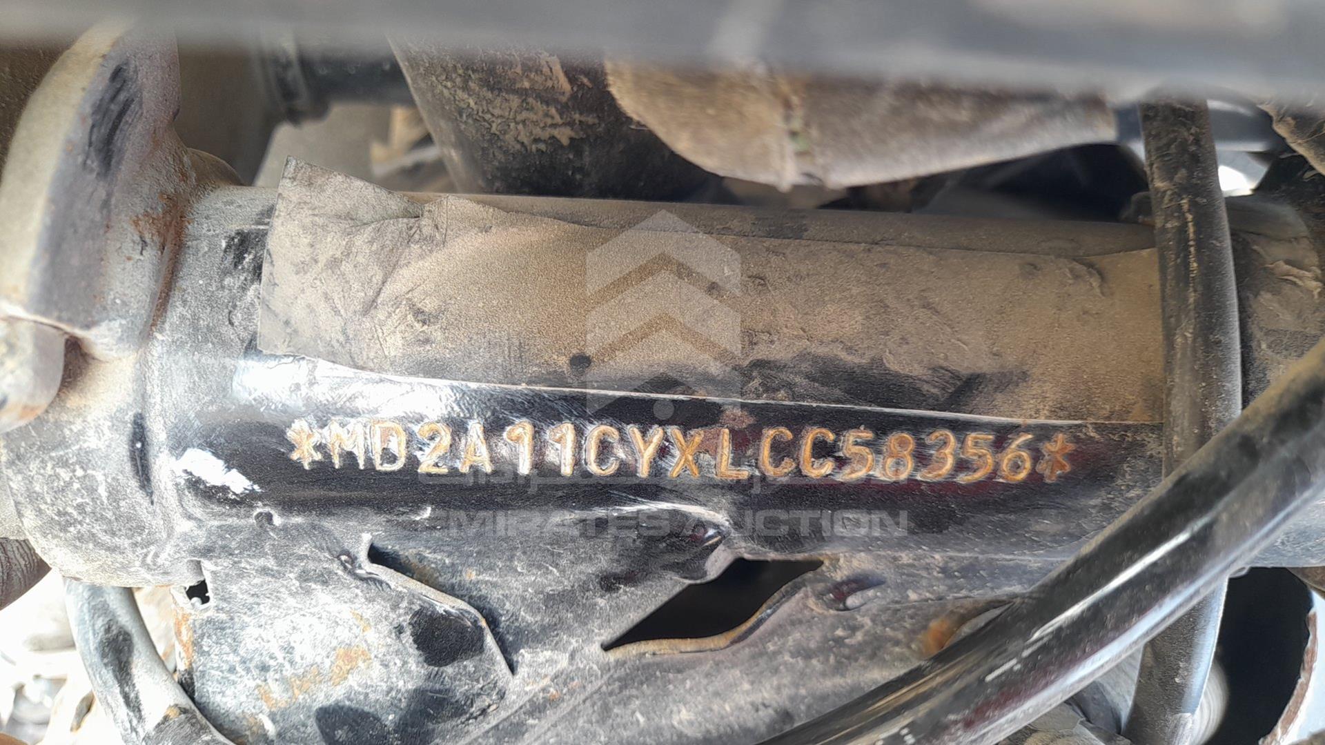 2020 BAJAJ 150 CC VIN: MD2A11CYXLCC58356