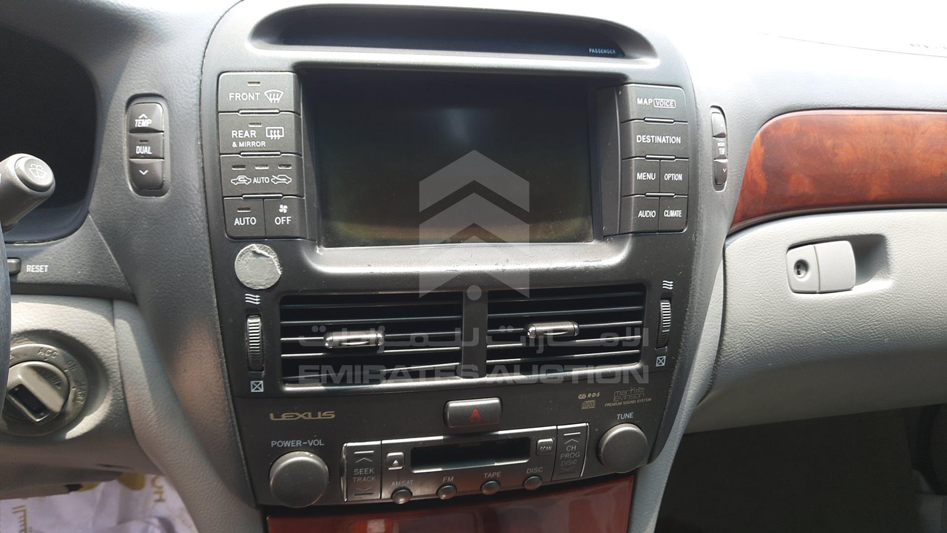 2004 LEXUS LS 430 VIN: JTHBN36F240166628