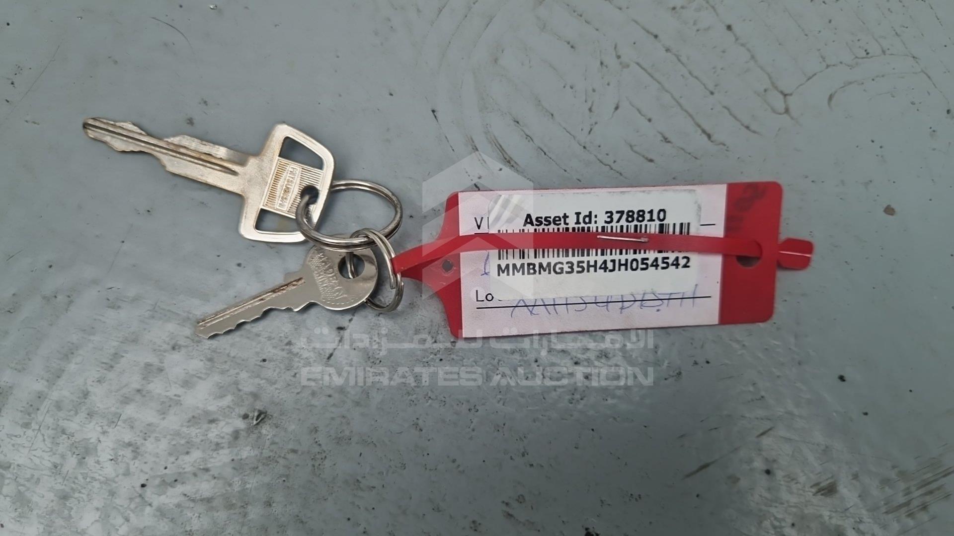 2018 MITSUBISHI L 200 VIN: MMBMG35H4JH054542