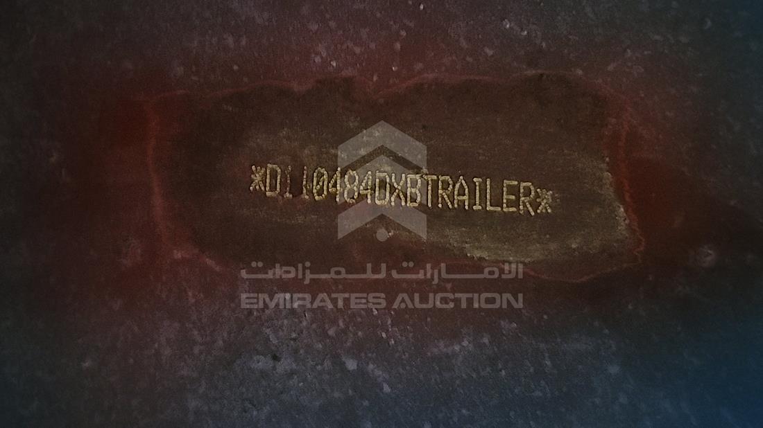 2012 Trailer Local — VIN on Frame — Photo 2