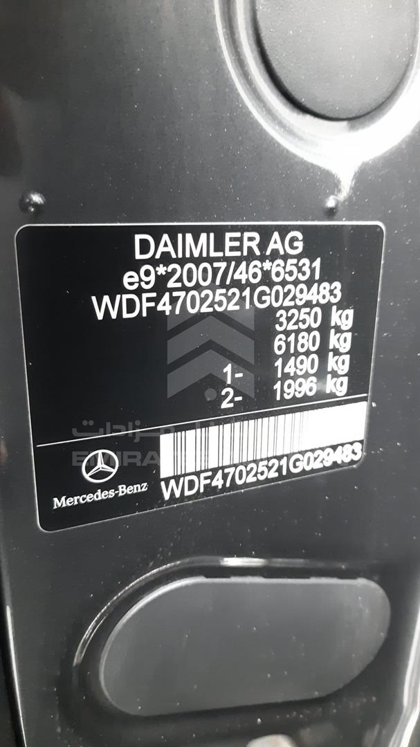 2020 MERCEDES X 350 D VIN: WDF4702521G029483