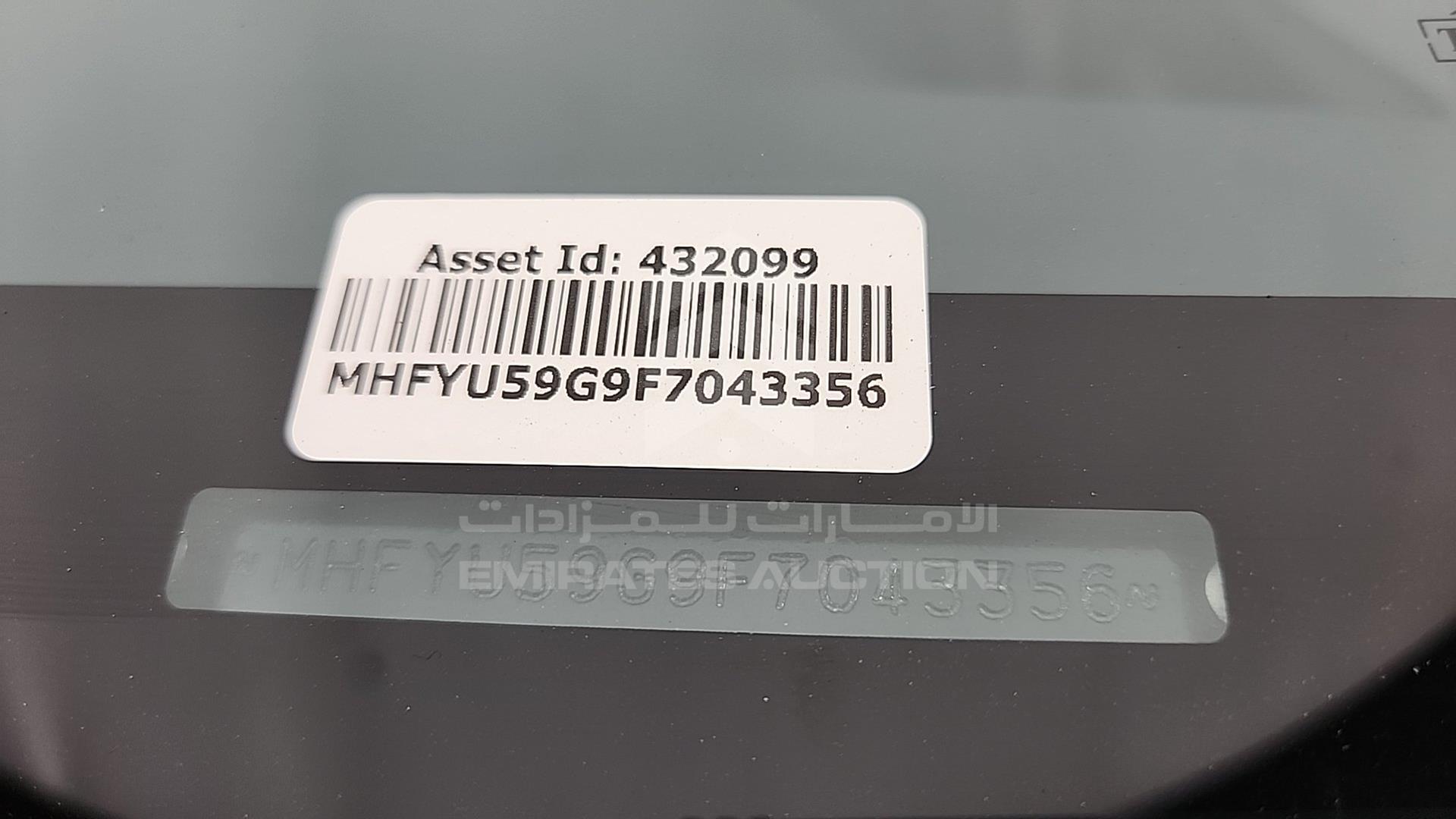 2015 TOYOTA FORTUNER VIN: MHFYU59G9F7043356