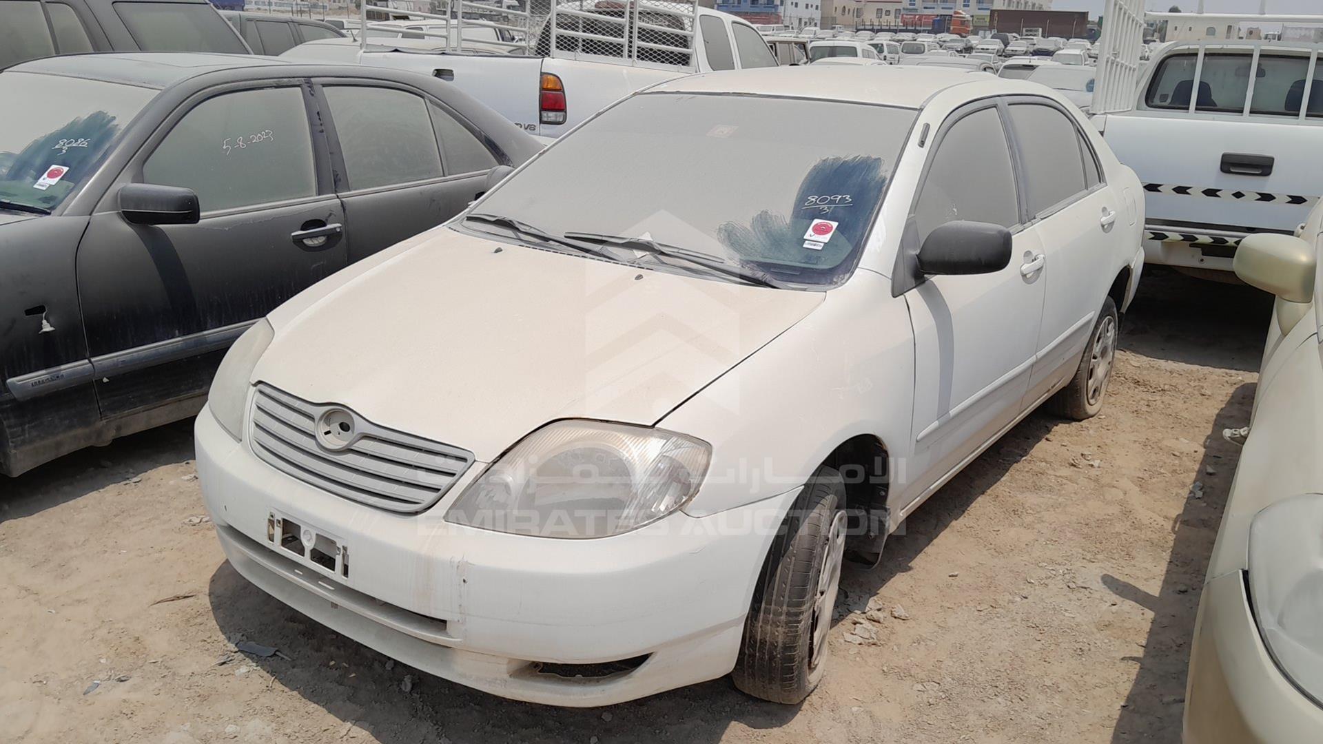 2002 TOYOTA COROLLA VIN: JTDBW23E920019823