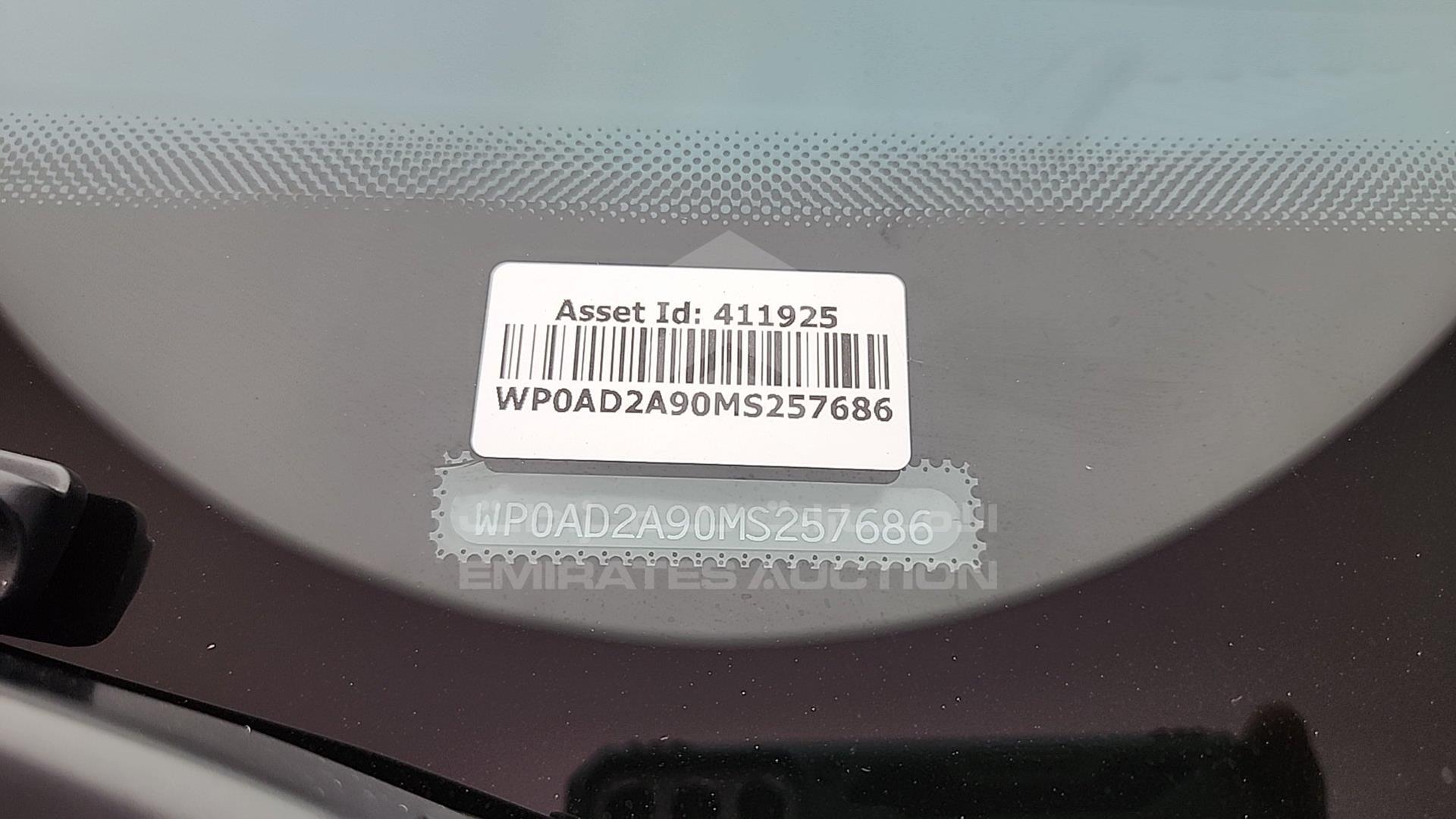 2021 PORSCHE 911 TURBO VIN: WP0AD2A90MS257686