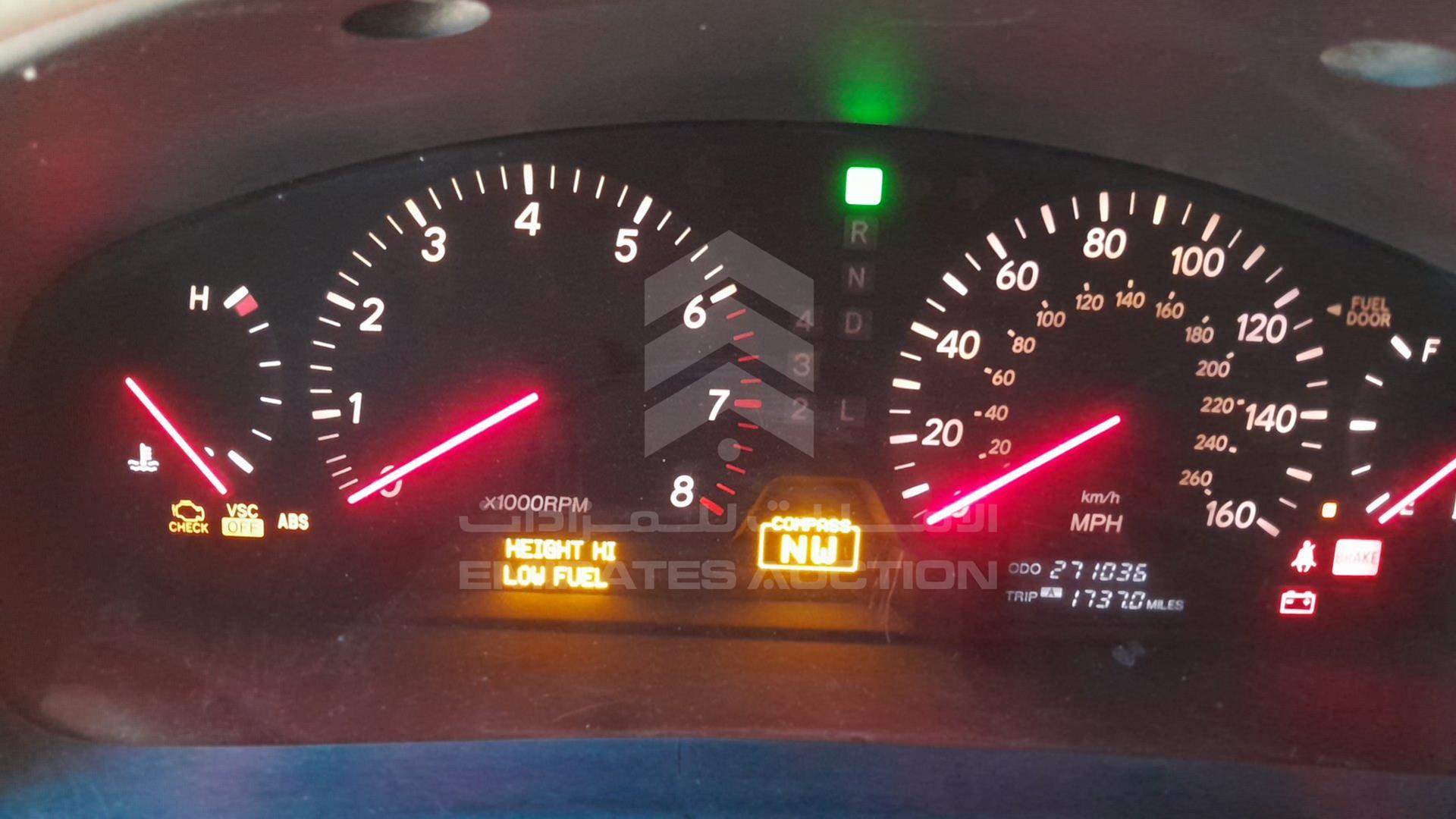 2002 LEXUS LS 430 VIN: JTHBN30F720072539