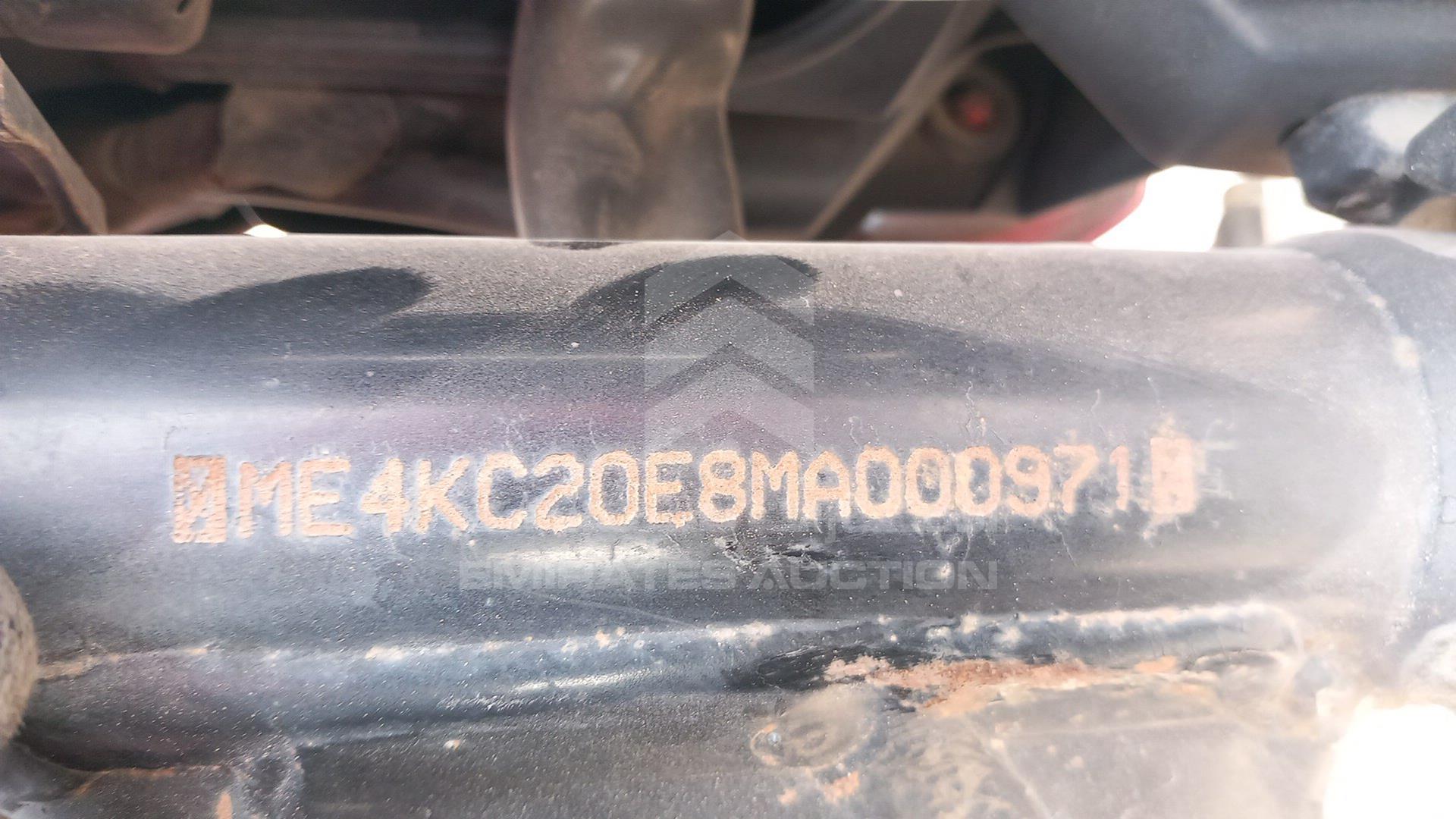 2021 HONDA UNICORN 160 VIN: ME4KC20E8MA000971