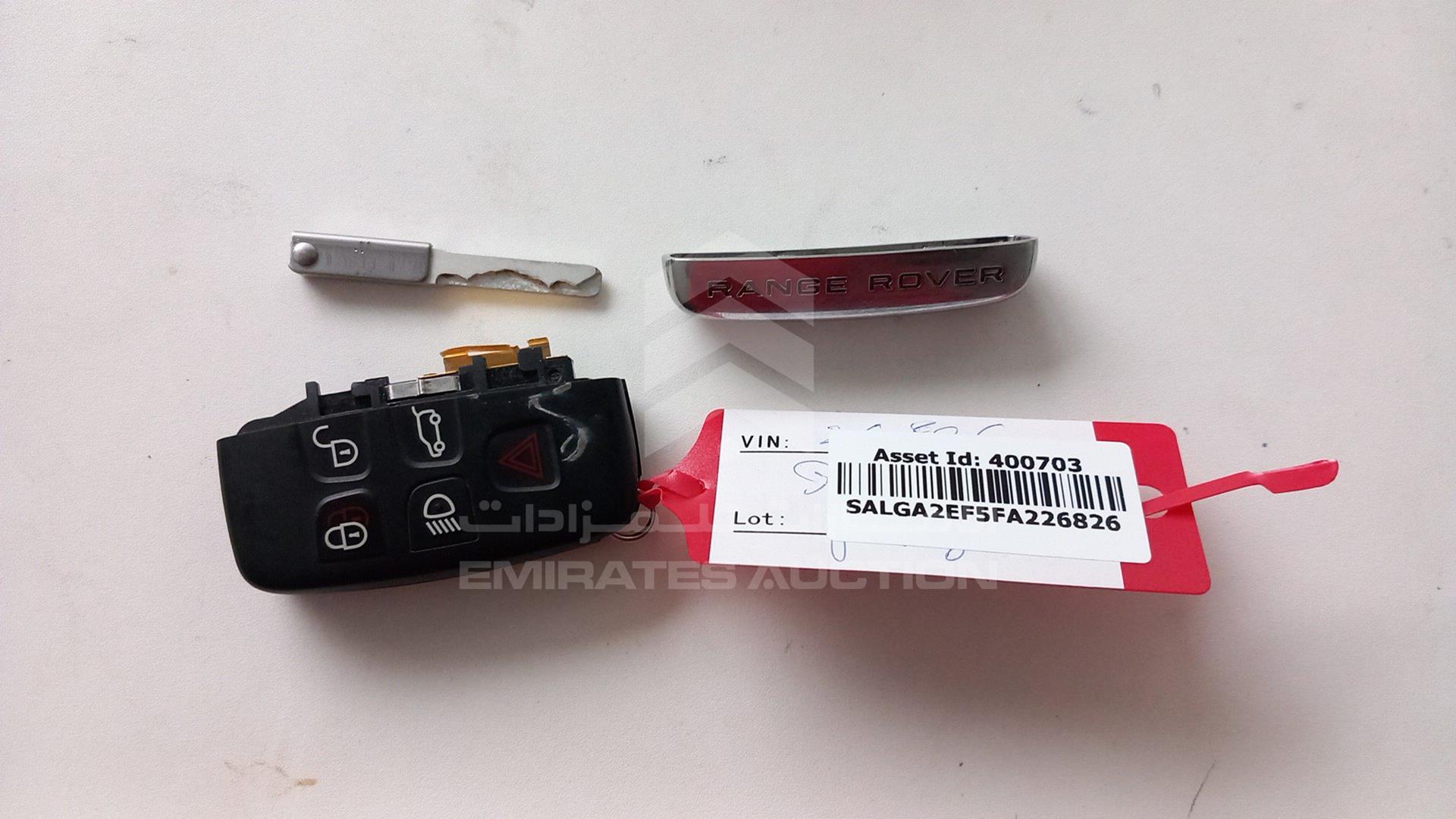2015 RANGE ROVER VOGUE VIN: SALGA2EF5FA226826