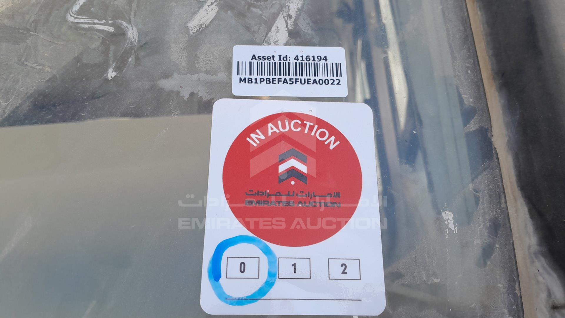 2015 ASHOK LEYLAND FALCON VIN: MB1PBEFA5FUEA0022