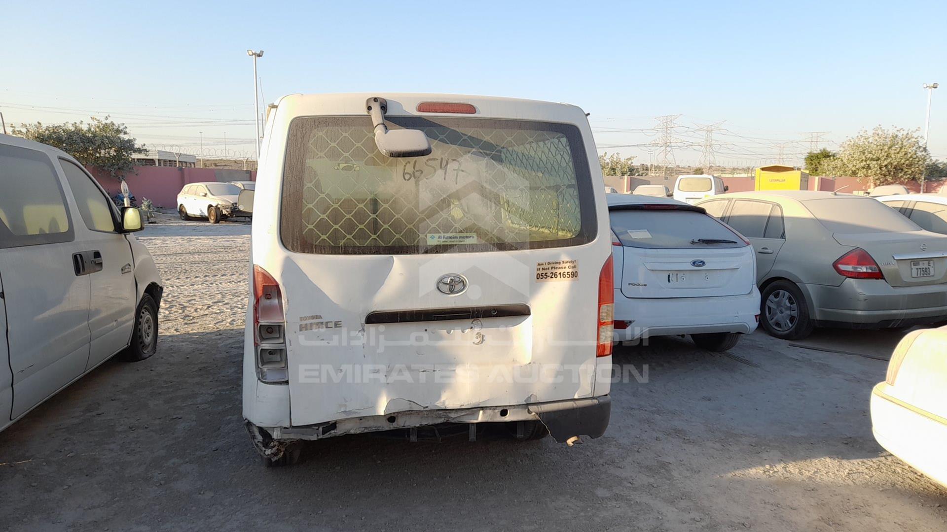 2013 TOYOTA HIACE VIN: JTFHX02P1D5002350