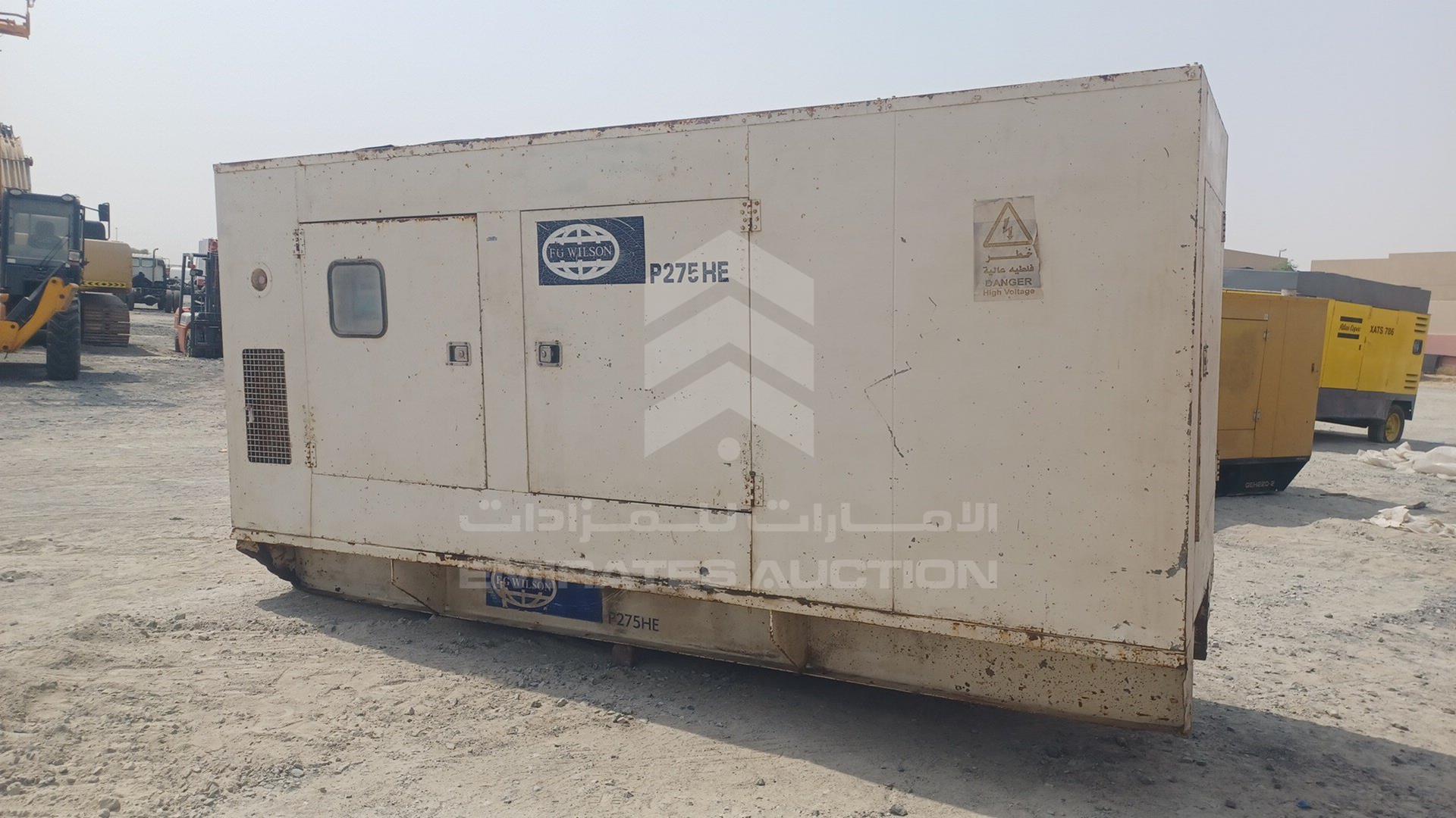 0 GENERATOR FG WILSON VIN: FGWNAV01EF0A12103