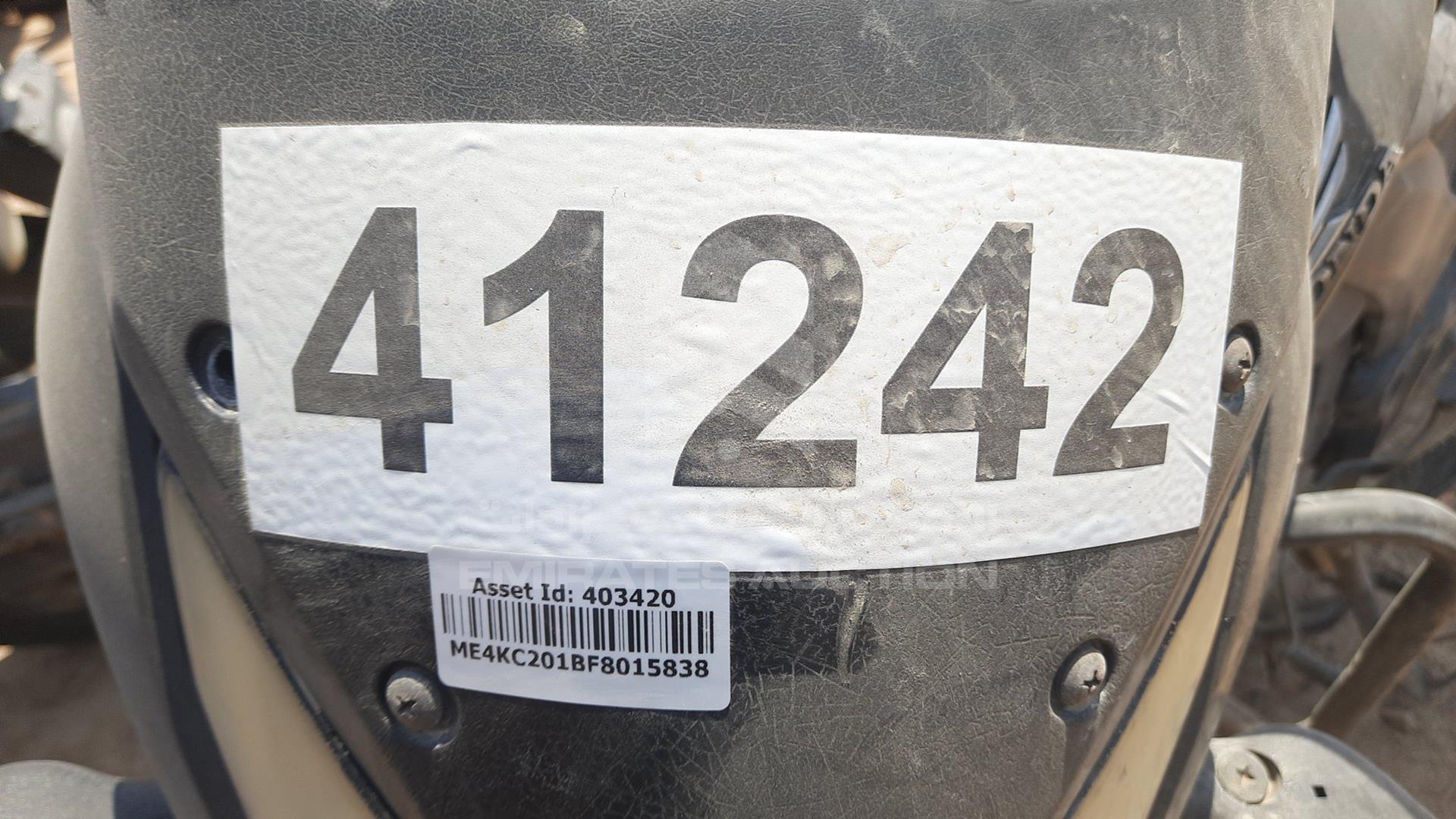 2015 HONDA UNICORN VIN: ME4KC201BF8015838