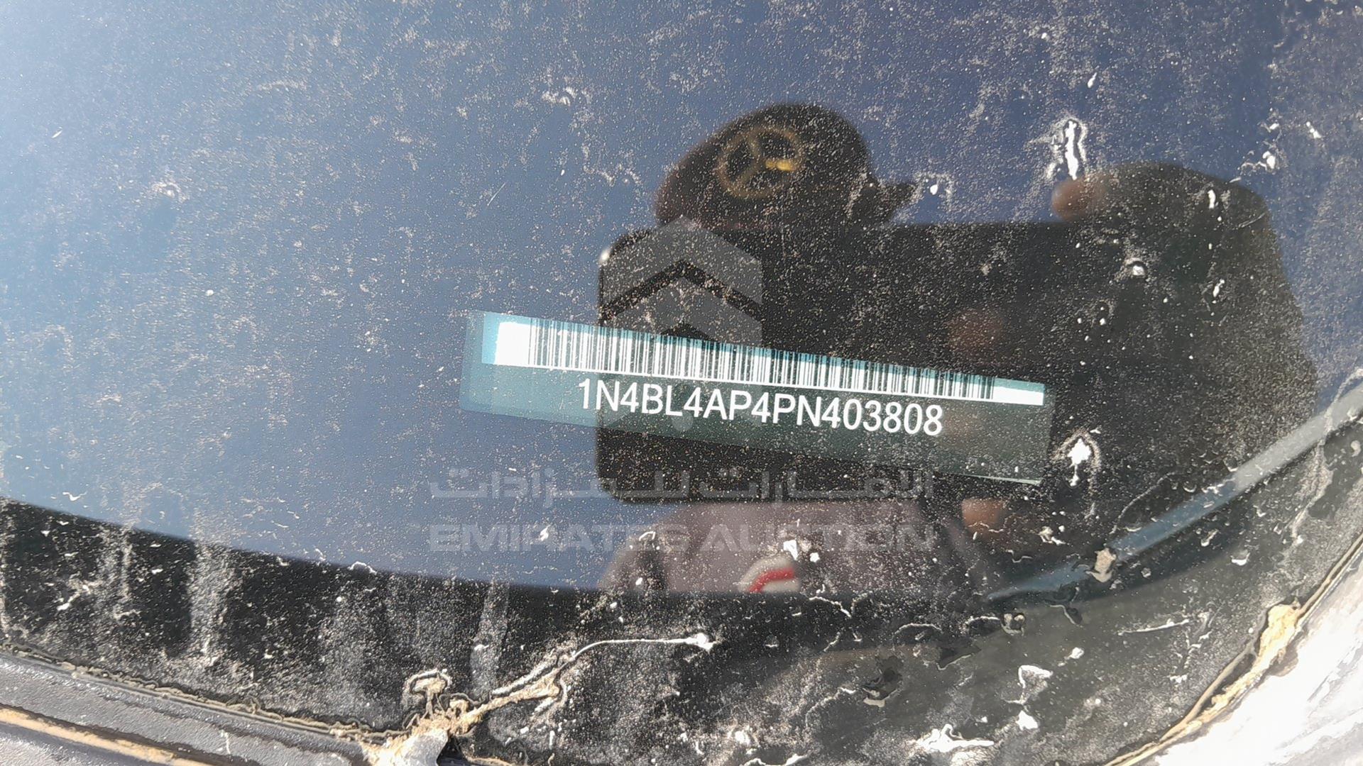 2023 NISSAN ALTIMA VIN: 1N4BL4AP4PN403808