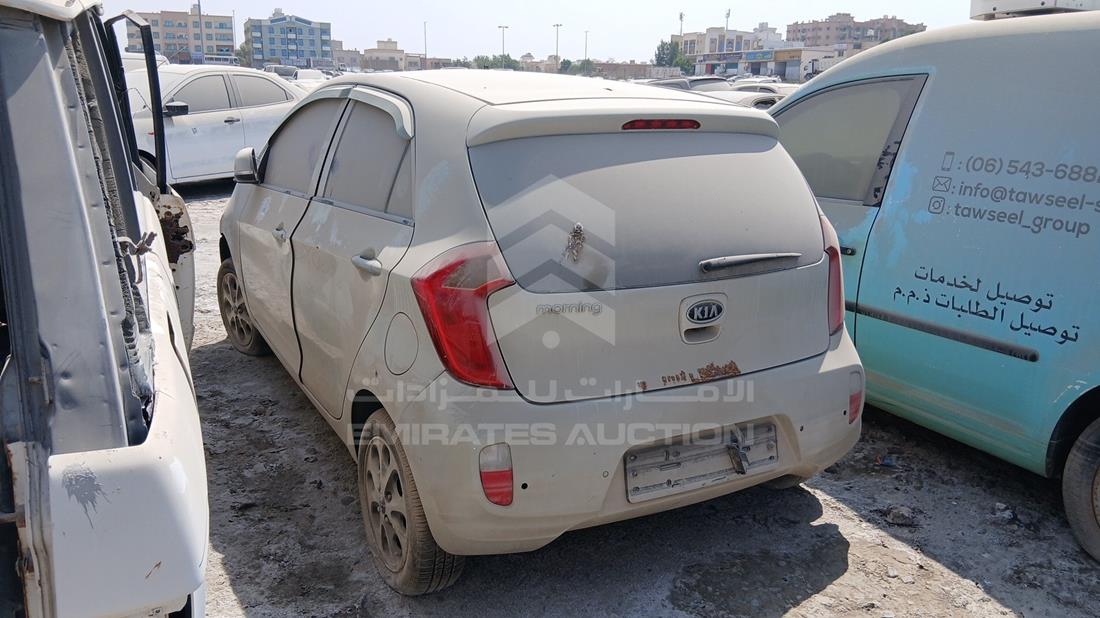 2012 Kia Morning - Scrap without document — Rear Left Angle — Photo 6