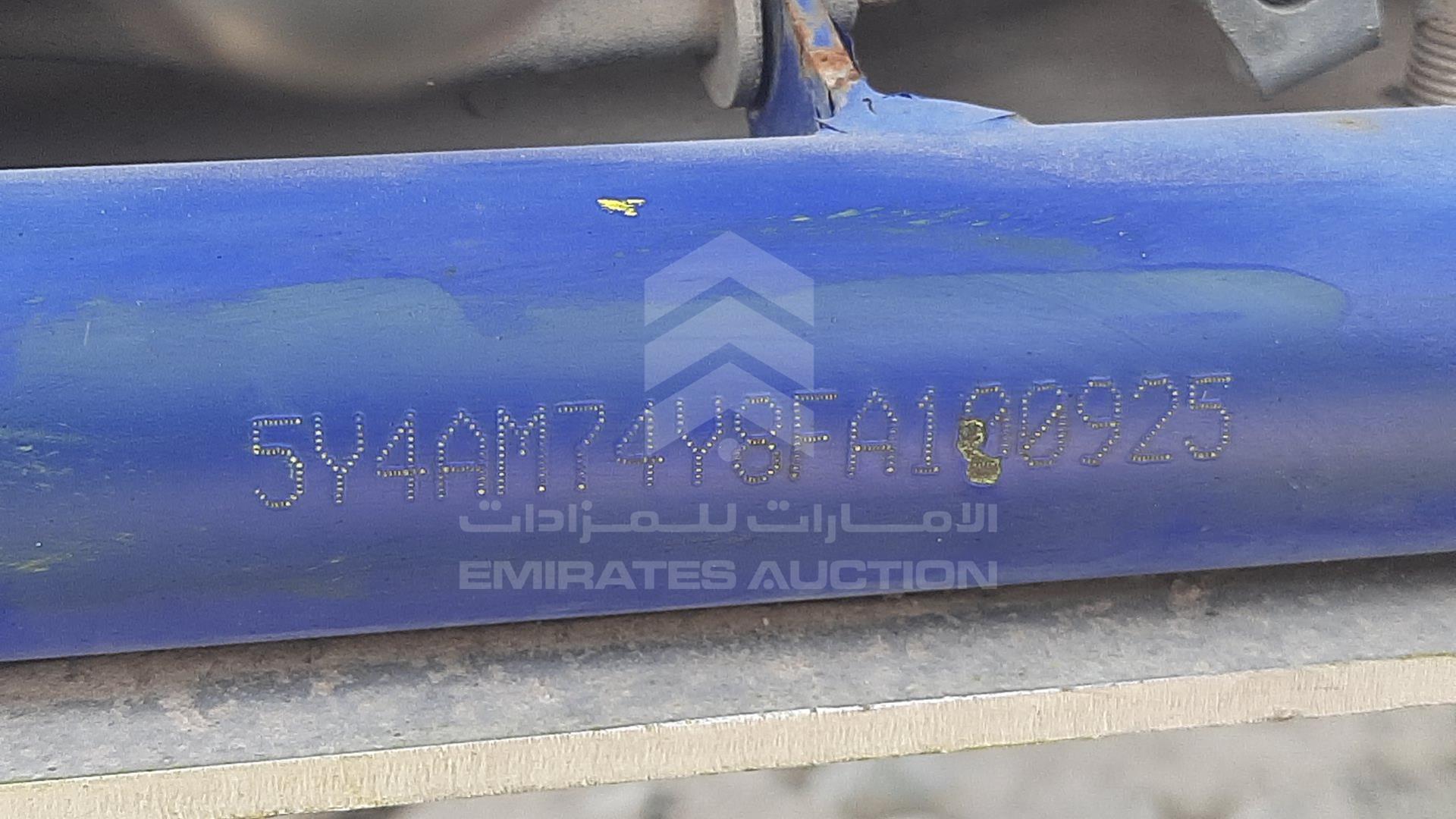 0 ATV YAMAHA VIN: 5Y4AM74Y8FA100925