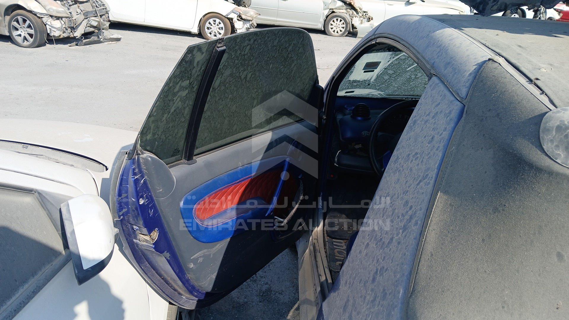 2001 SMART FORTWO VIN: WME01MC011H025531