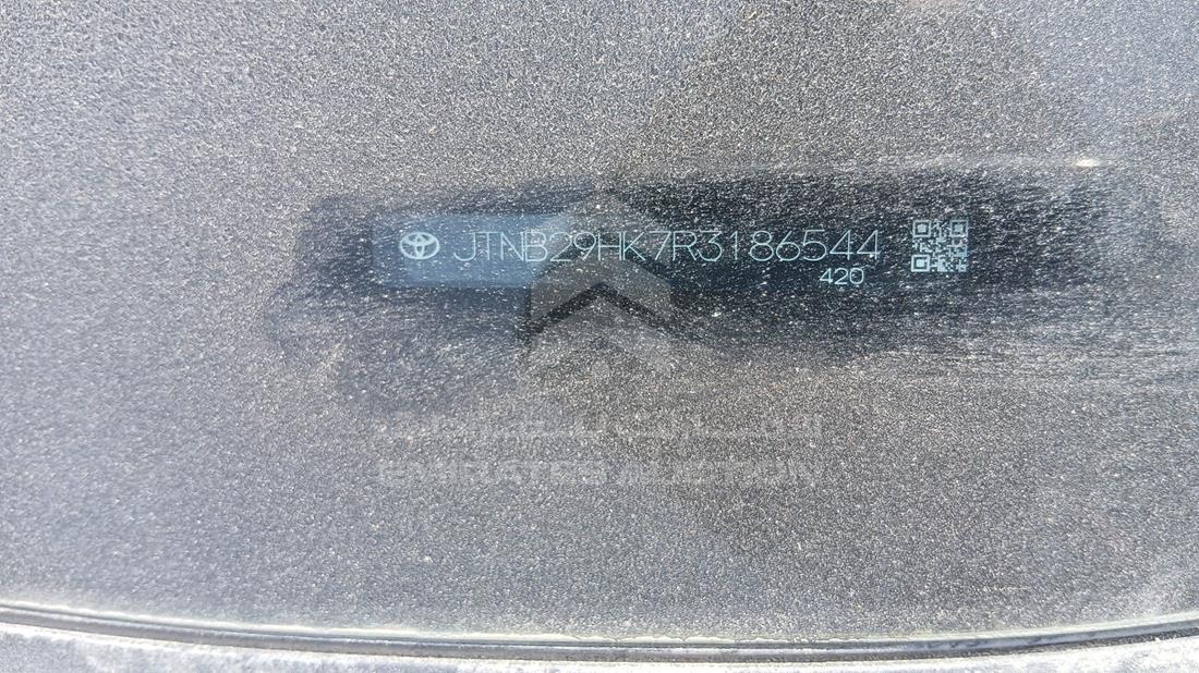 2024 Toyota Camry — VIN on Frame — Photo 3