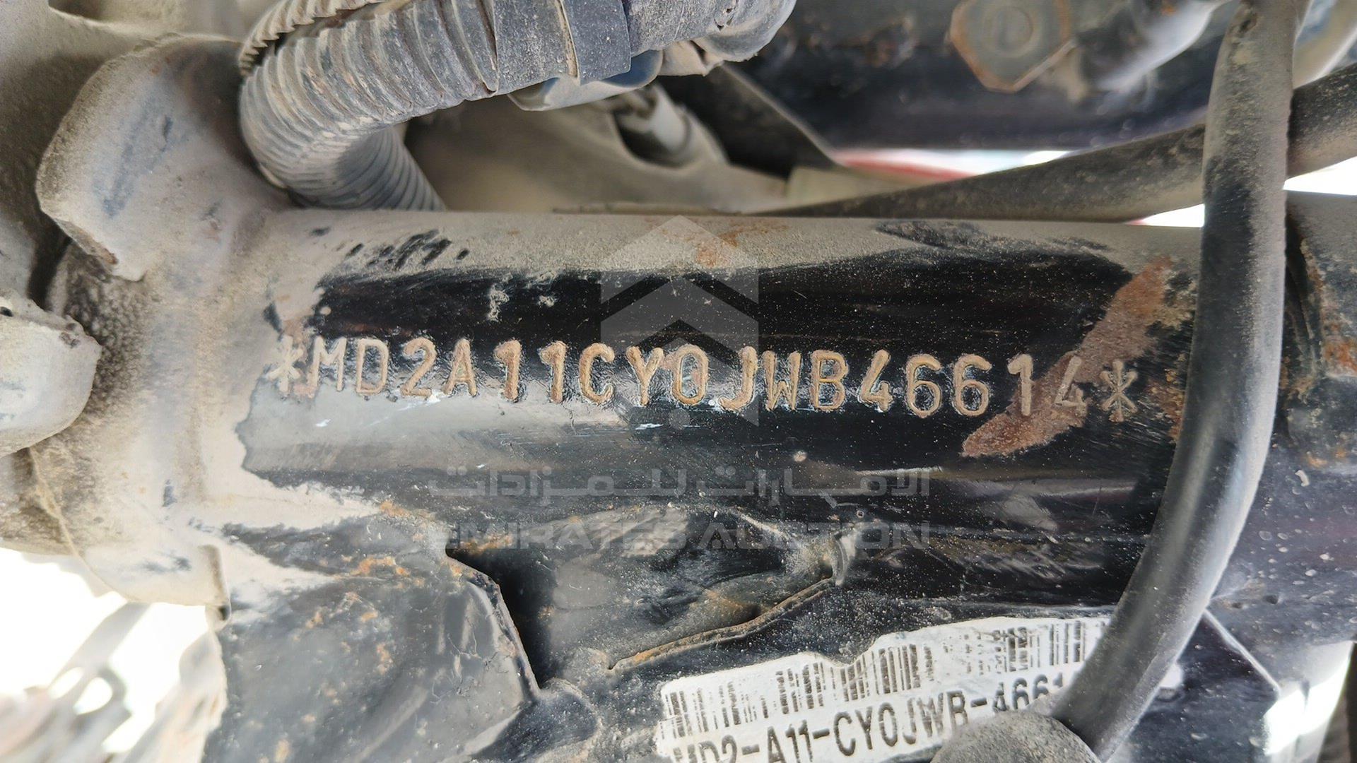 2018 BAJAJ PULSAR VIN: MD2A11CY0JWB46614
