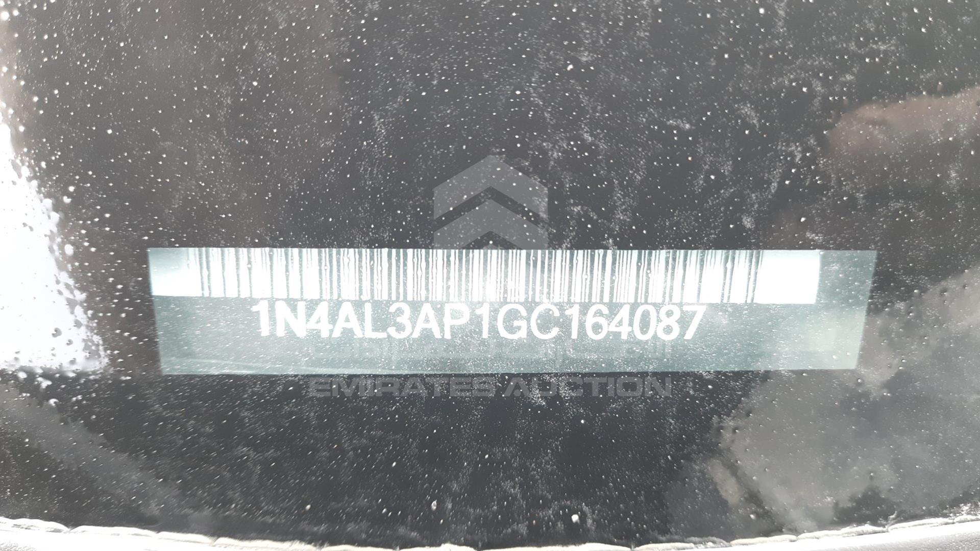 2016 NISSAN ALTIMA VIN: 1N4AL3AP1GC164087