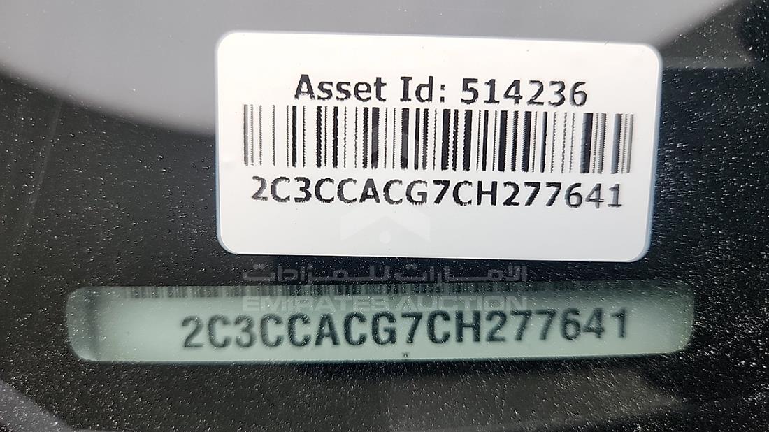 2012 Chrysler 300 — VIN on Frame — Photo 4
