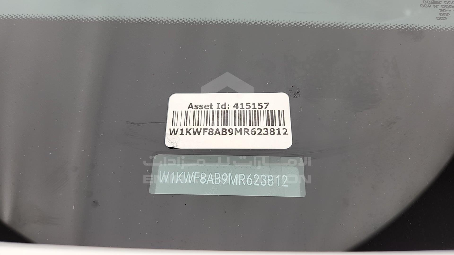 2021 MERCEDES C200 VIN: W1KWF8AB9MR623812