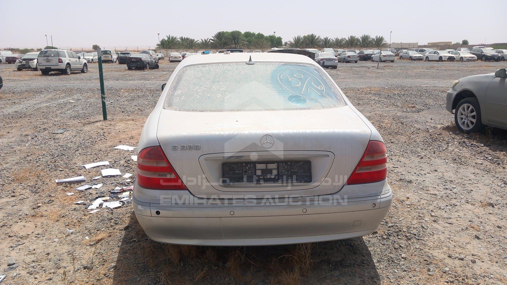 2002 MERCEDES S 320 VIN: WDB2201651A290613