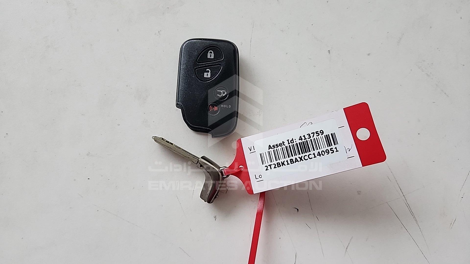 2012 LEXUS RX 350 VIN: 2T2BK1BAXCC140951