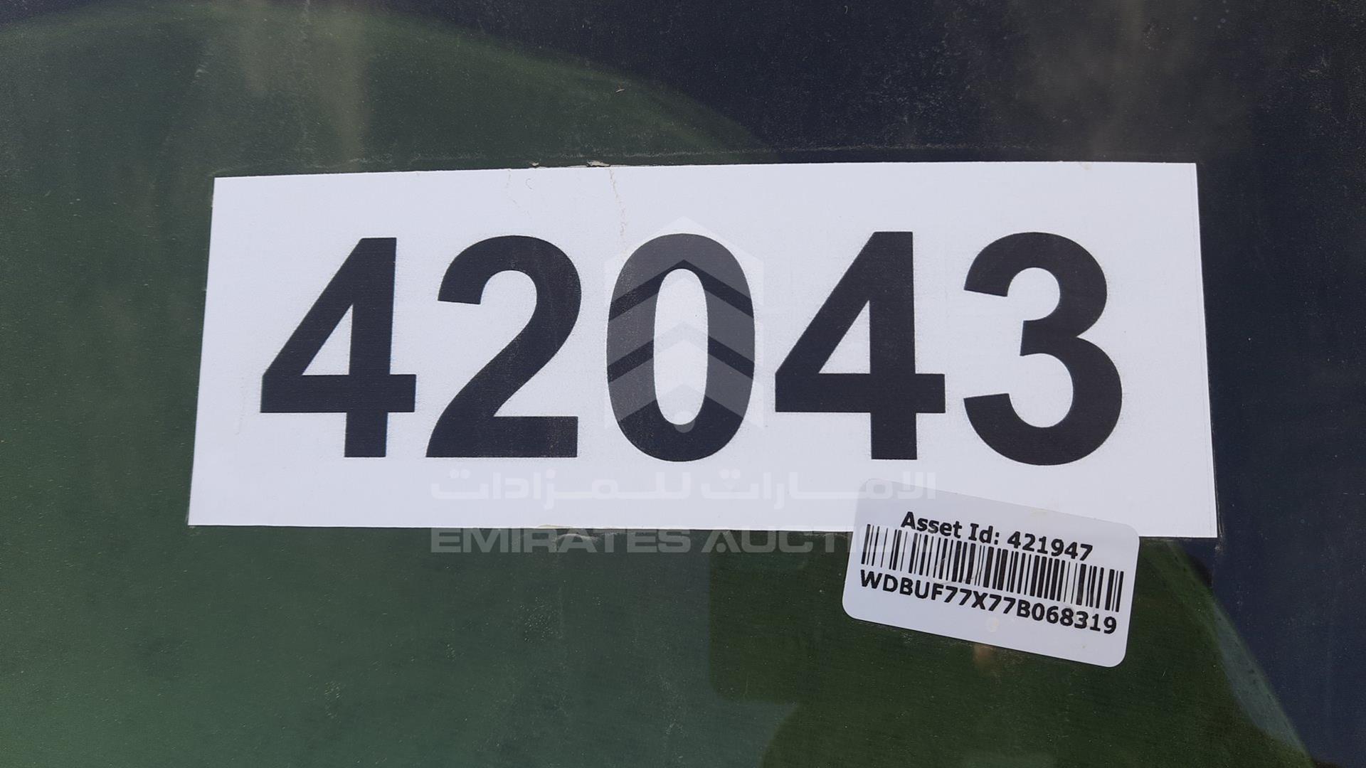 2007 MERCEDES E 63 VIN: WDBUF77X77B068319