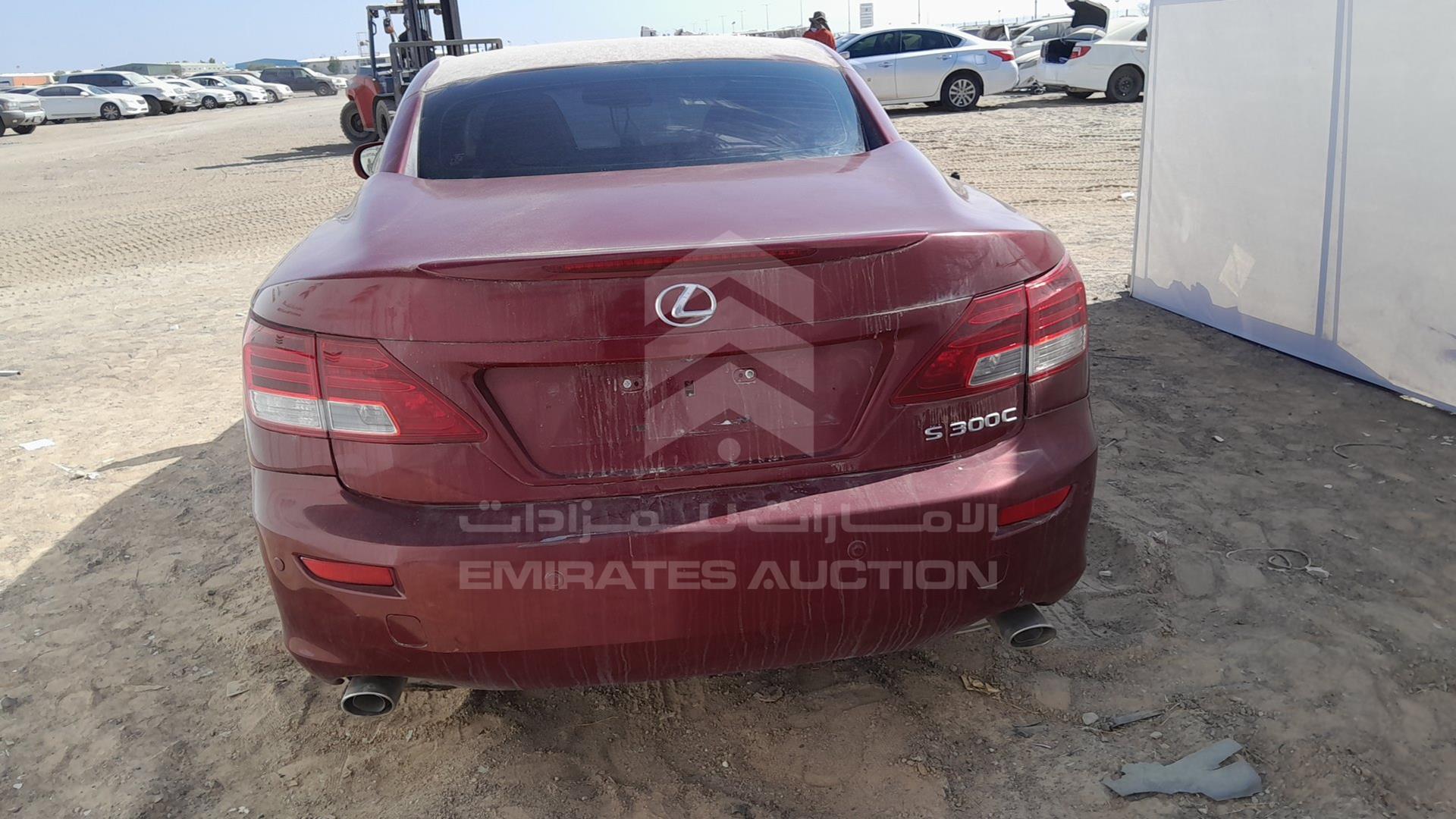 2010 LEXUS IS300 VIN: JTHFG2526A2500731