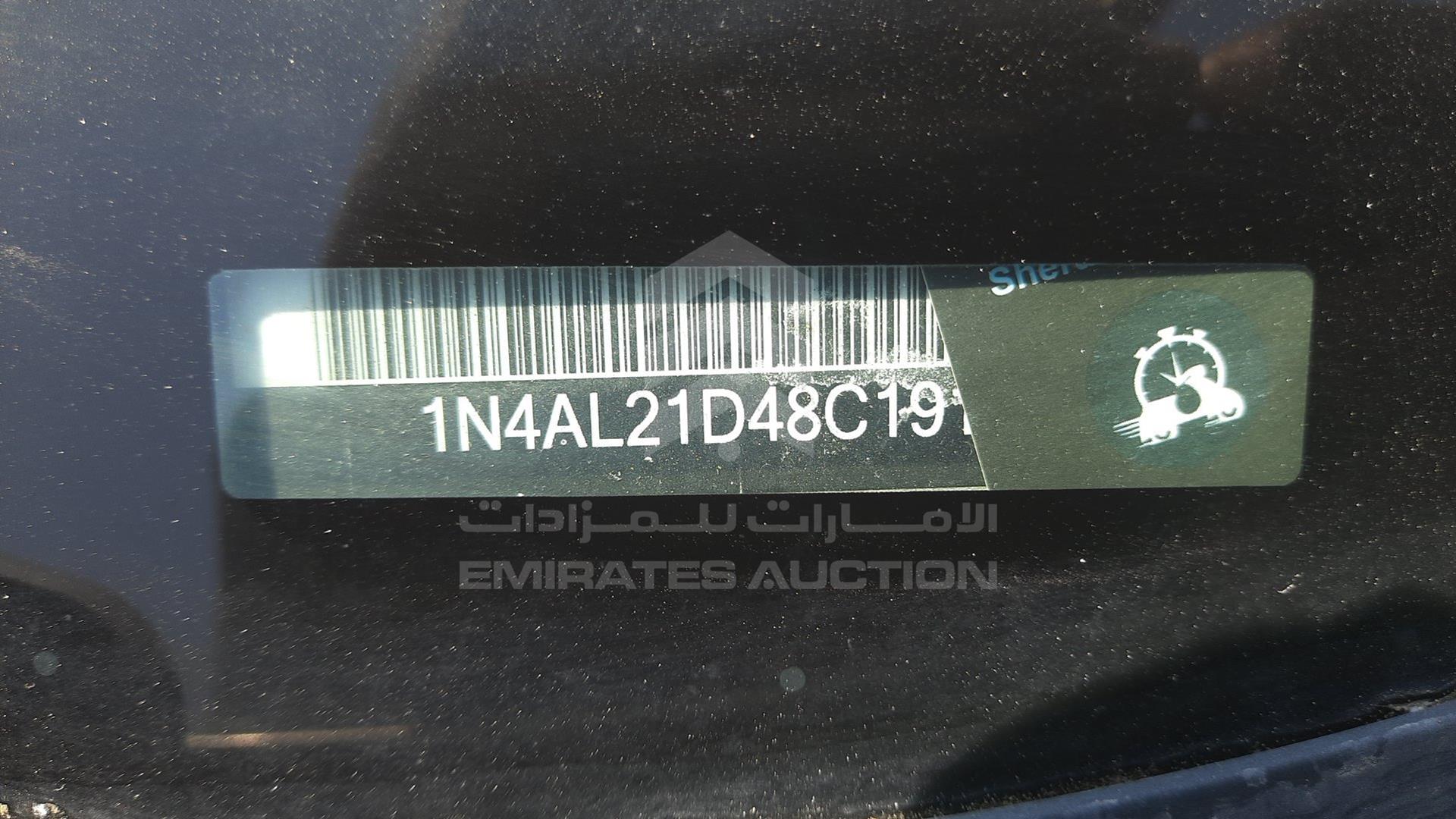 2008 NISSAN ALTIMA VIN: 1N4AL21D48C191995