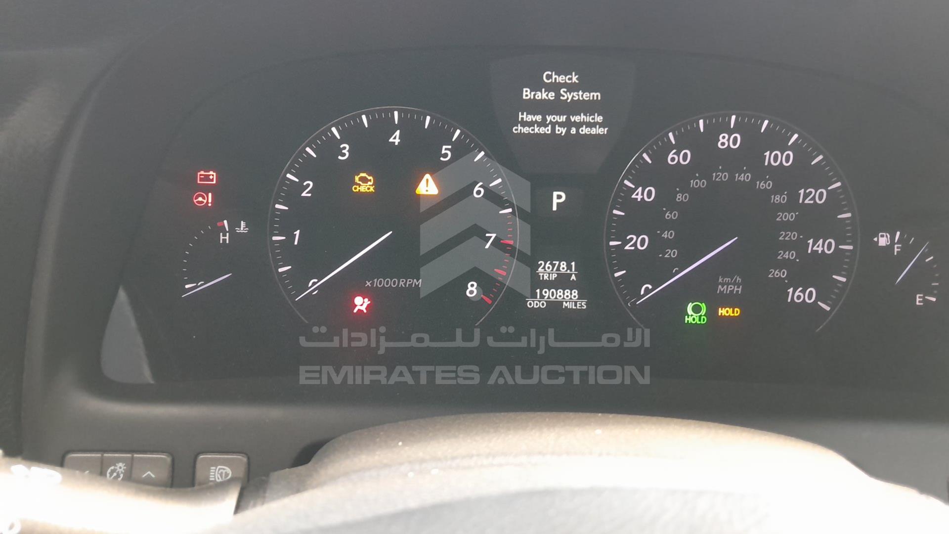 2009 LEXUS LS 460 VIN: JTHCL46F295003617