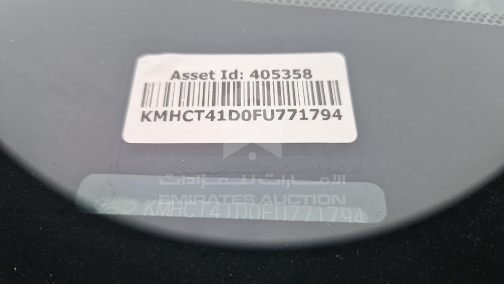 KMHCT41D0FU771794 - 2015 HYUNDAI ACCENT - #526180