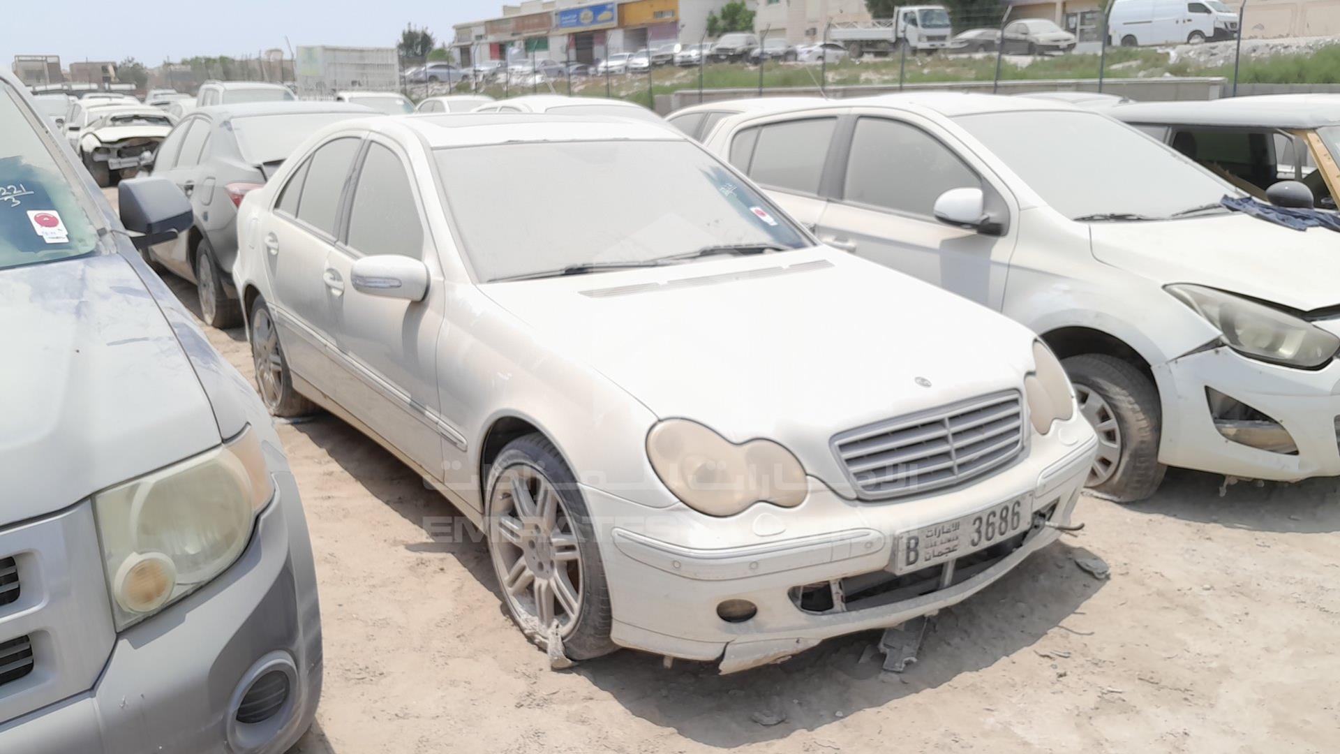 2007 MERCEDES C 230 VIN: WDBRF52H87F868453