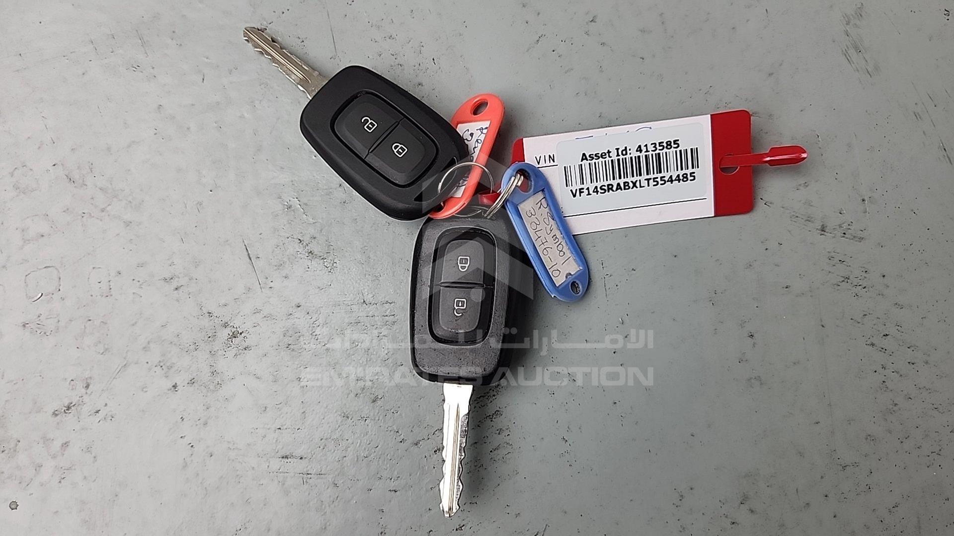 2020 RENAULT SYMBOL VIN: VF14SRABXLT554485