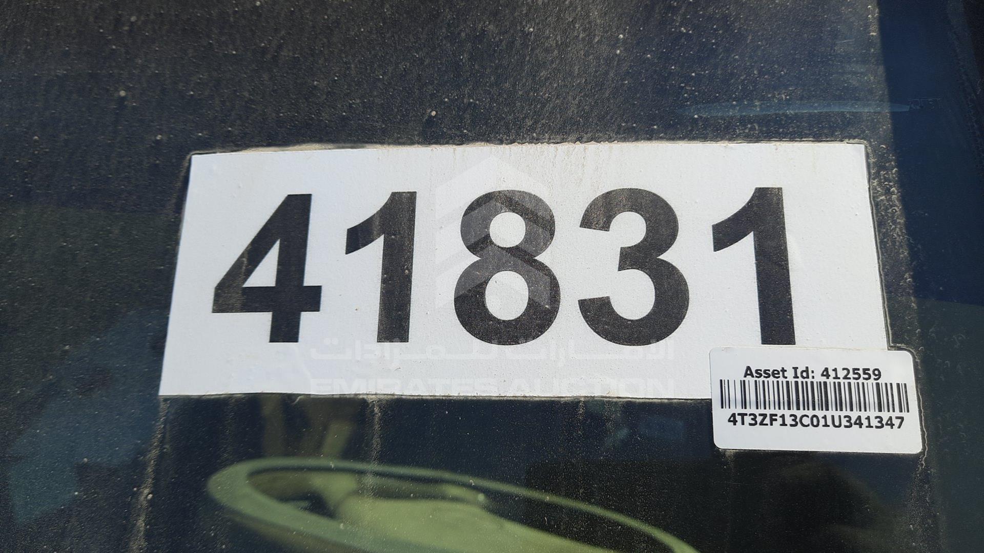 2001 TOYOTA SIENNA VIN: 4T3ZF13C01U341347