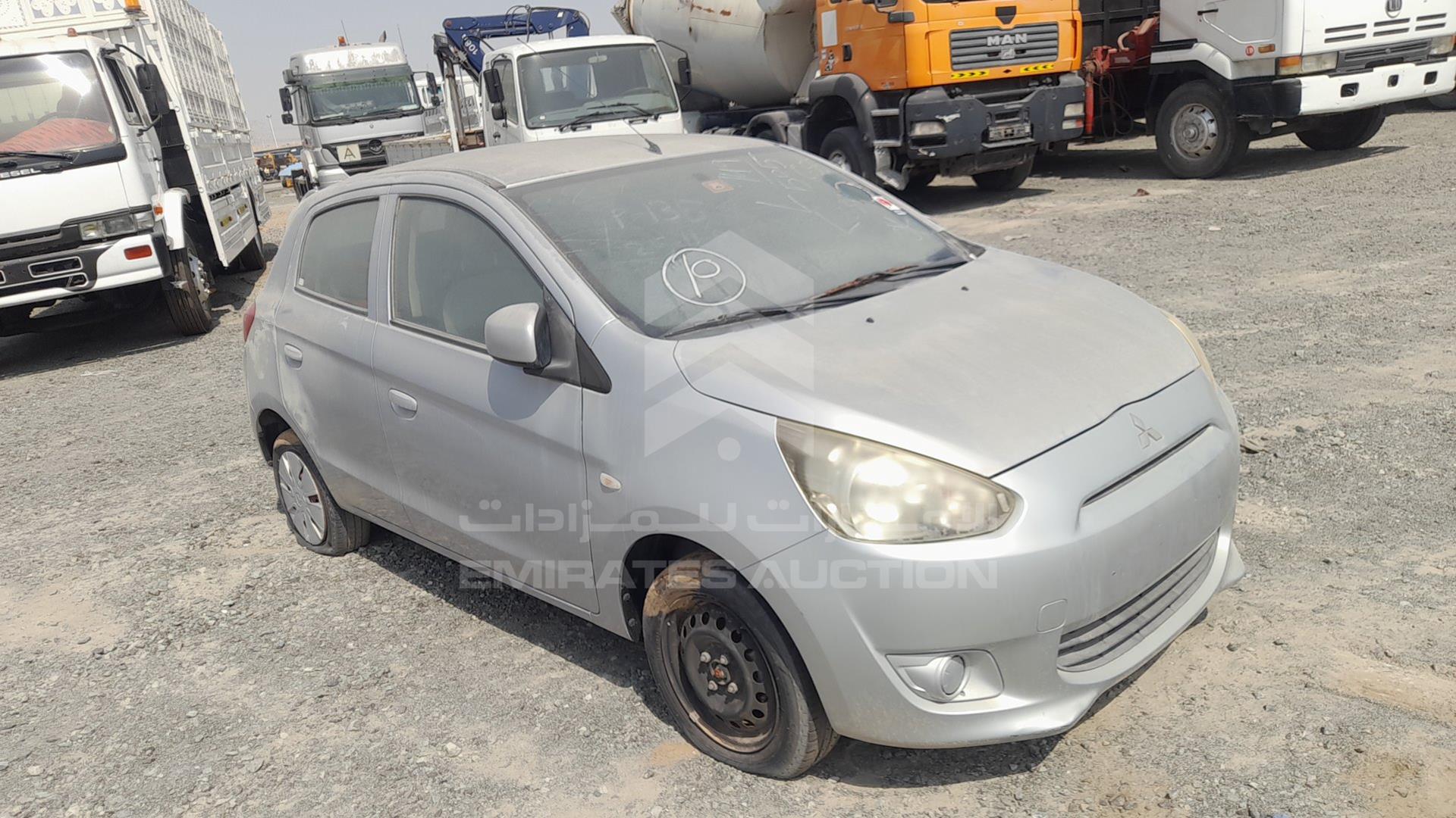 2014 MITSUBISHI MIRAGE VIN: MMBXTA03AEH024356