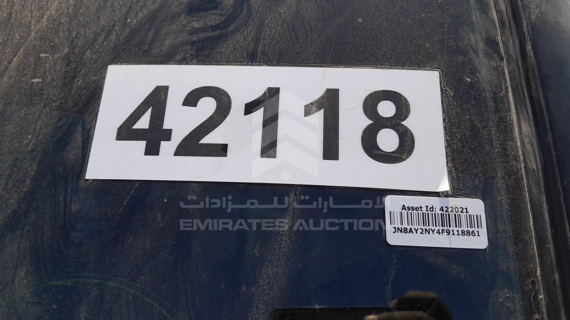 2015 NISSAN PATROL VIN: JN8AY2NY4F9118861