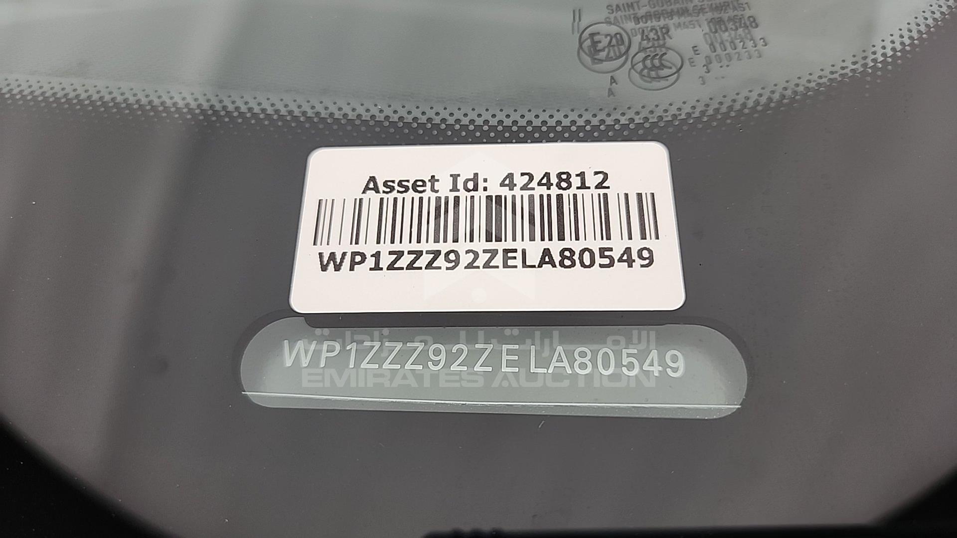 2014 PORSCHE CAYENNE VIN: WP1ZZZ92ZELA80549