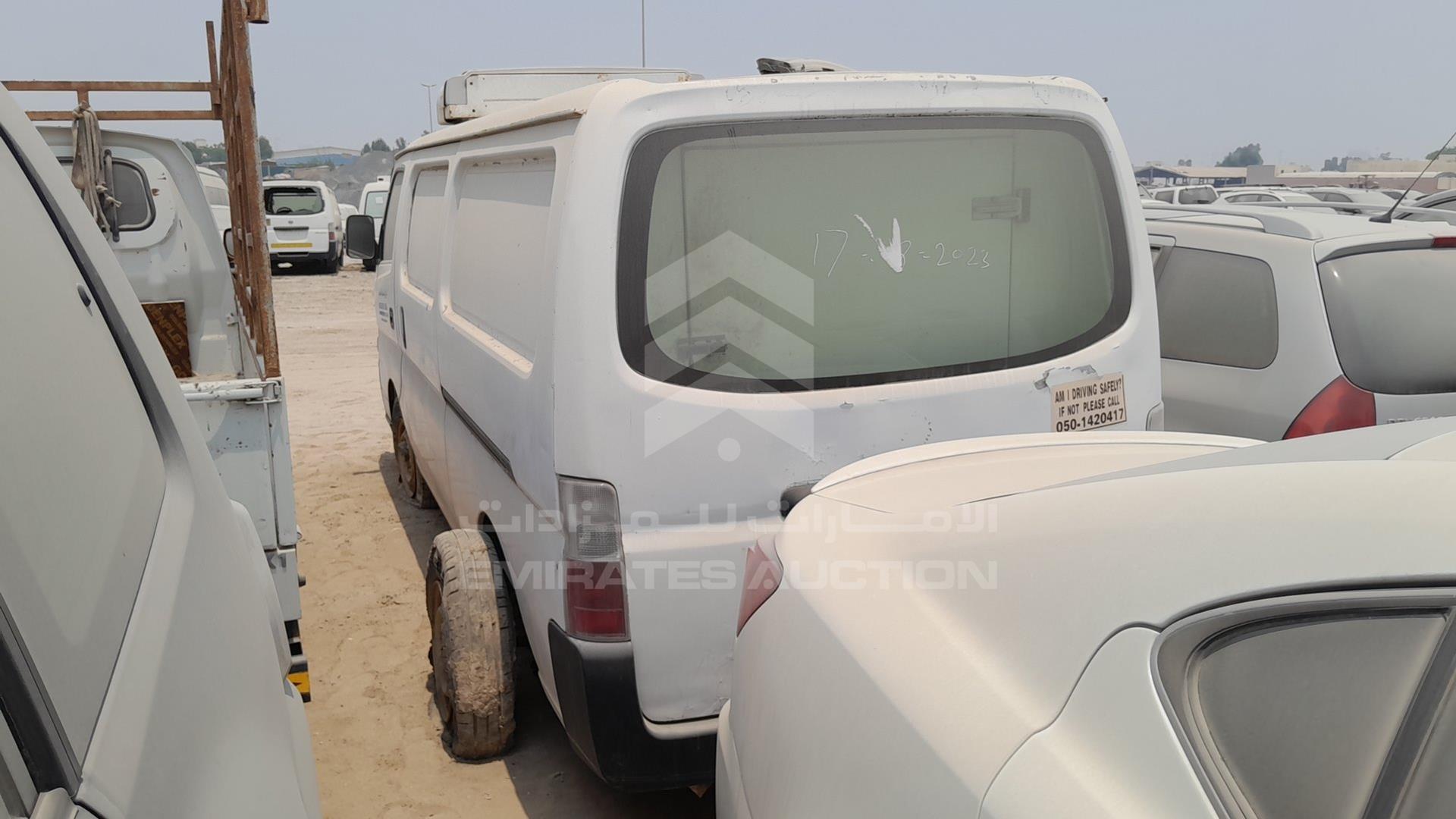 2002 NISSAN URVAN VIN: JN6FE52S22X400429