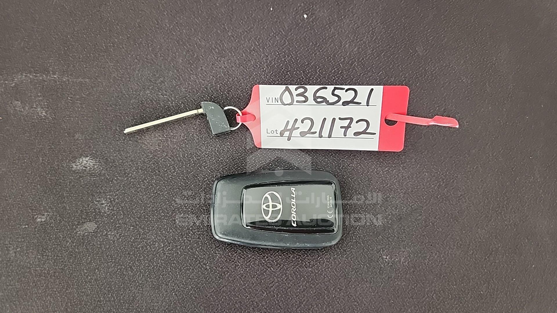 2021 TOYOTA COROLLA VIN: RKLBB0BE2M0036521