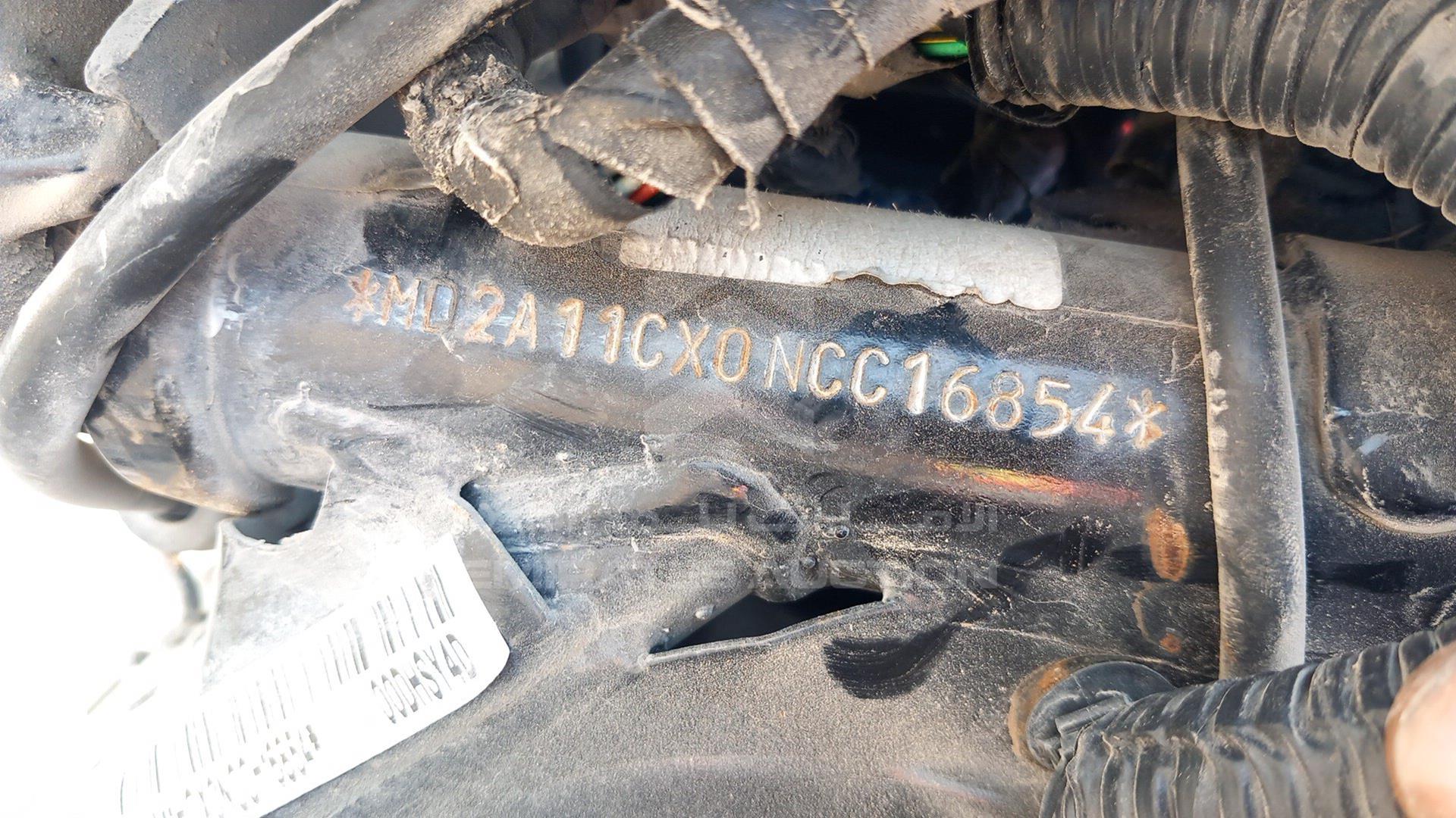 2022 BAJAJ 150 CC VIN: MD2A11CX0NCC16854