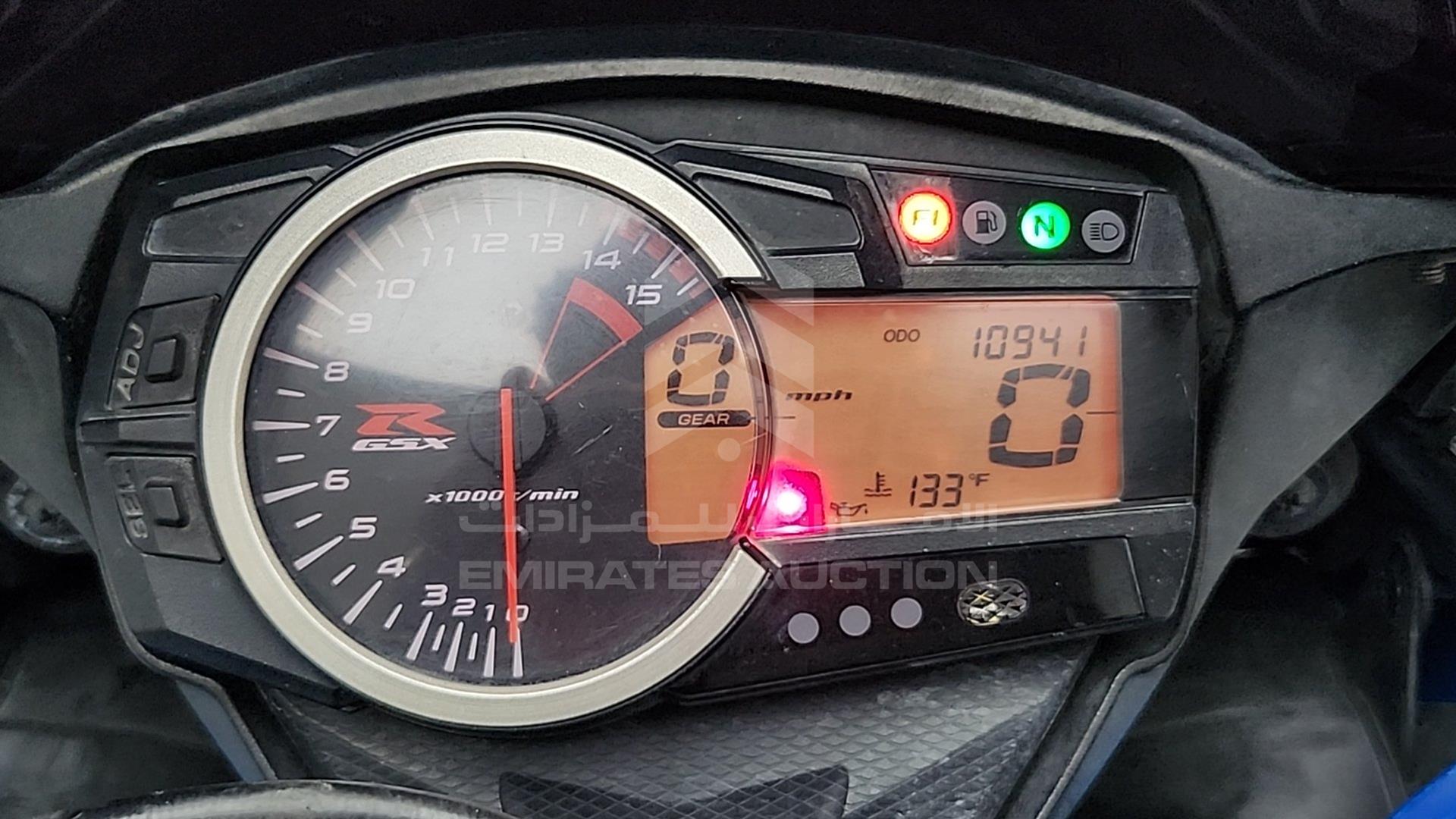 2015 SUZUKI GSXR 1000 VIN: JS1GT78A0F2100201