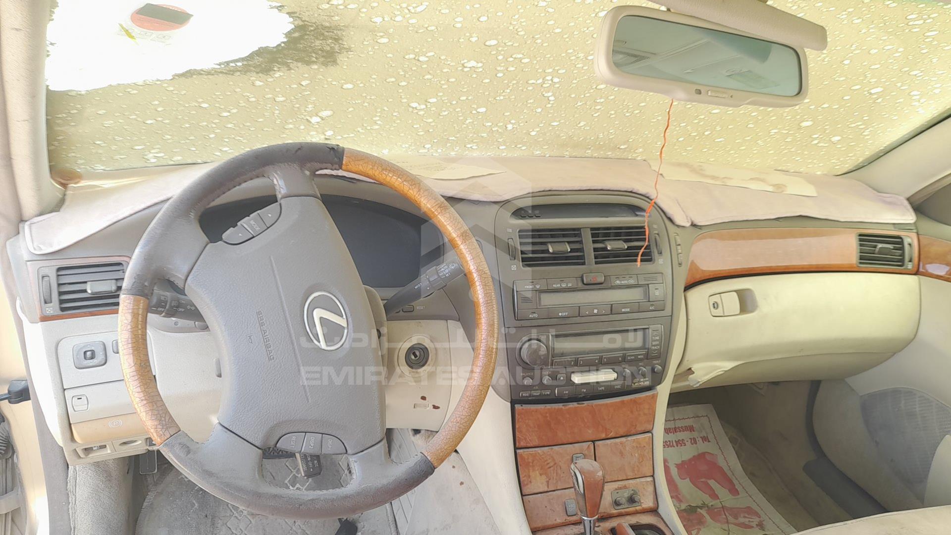 2001 LEXUS LS 430 VIN: JTHBN30F410002950