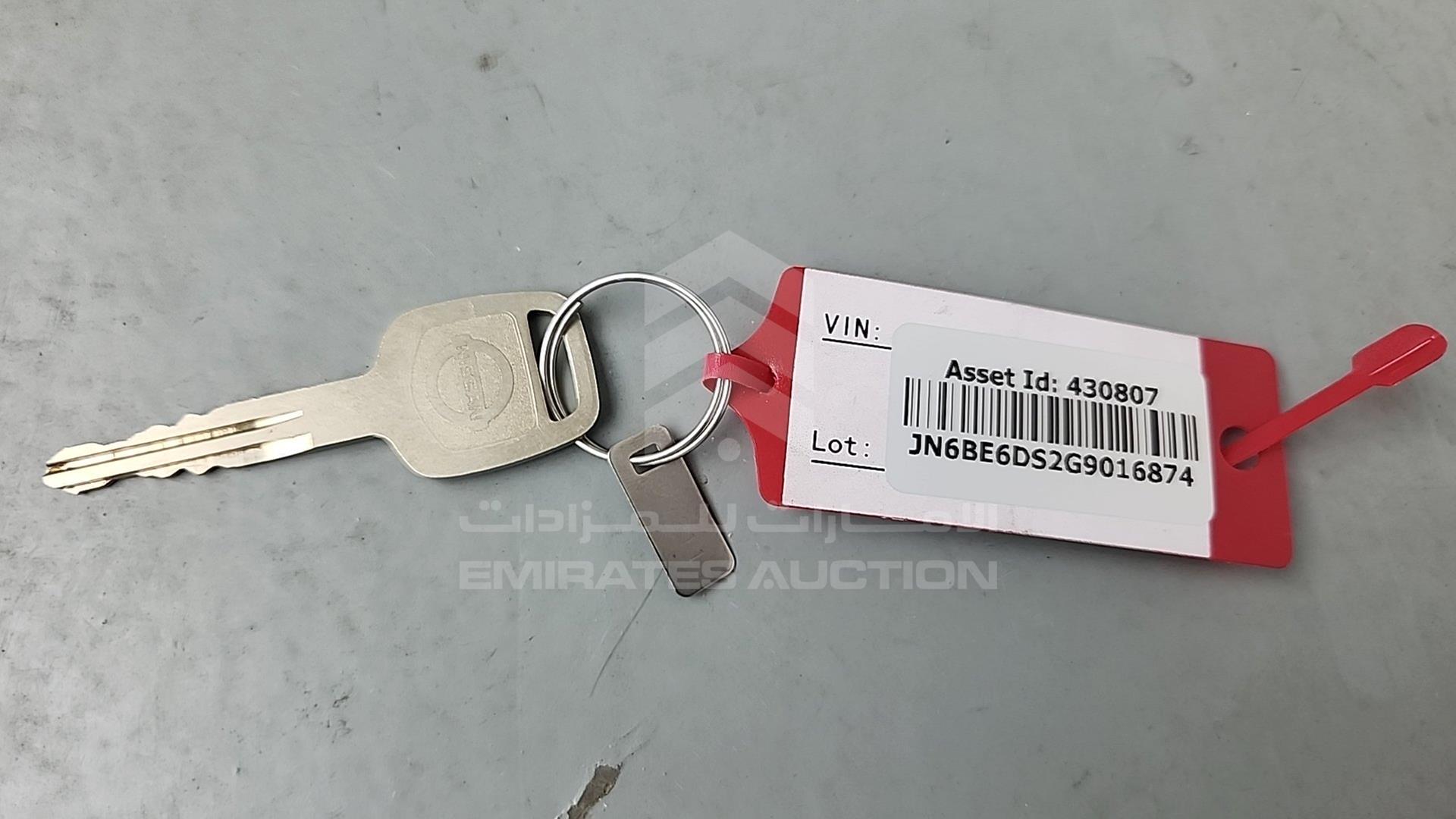 2016 NISSAN URVAN VIN: JN6BE6DS2G9016874