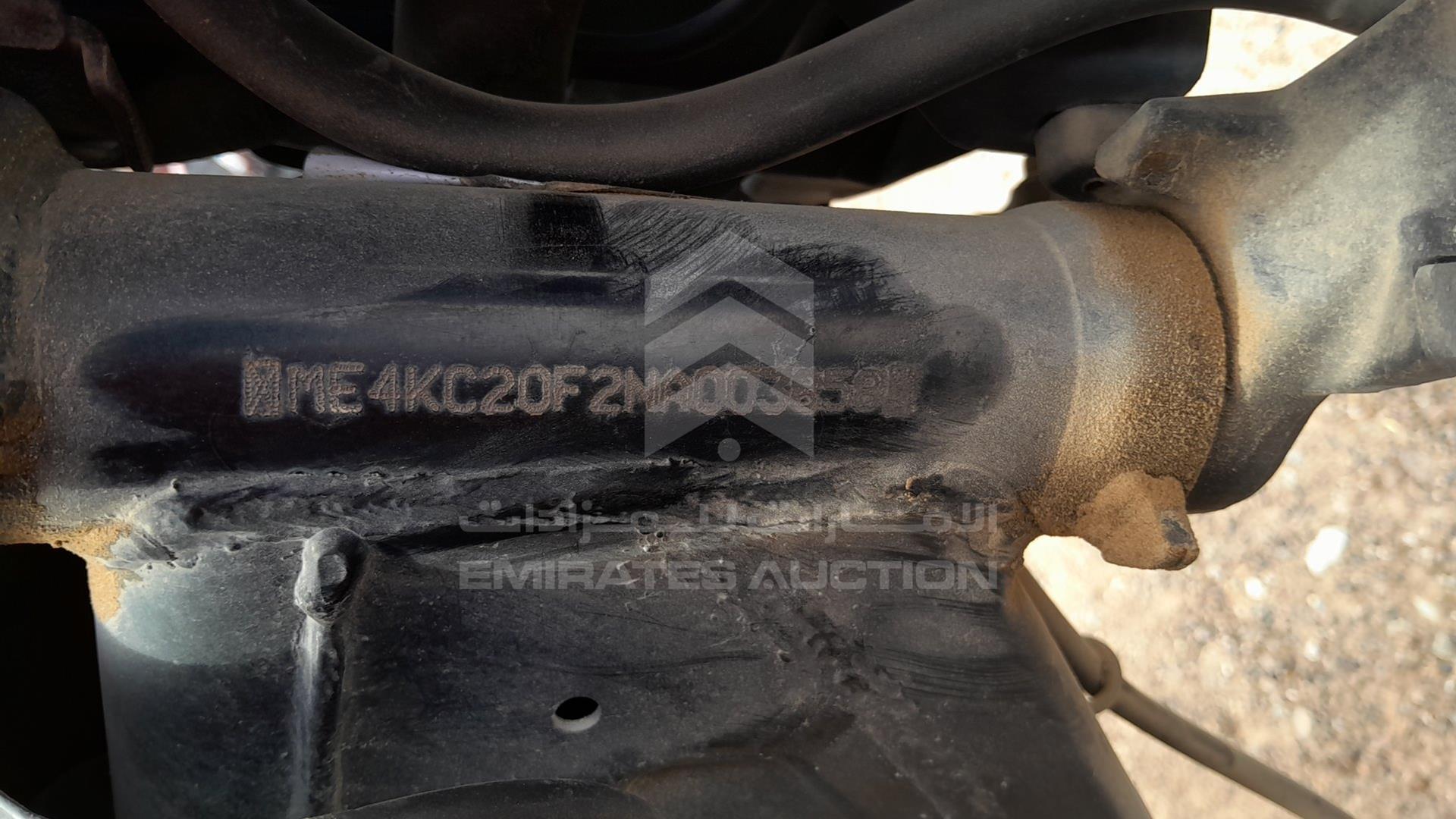 2022 HONDA UNICORN VIN: ME4KC20F2NA003858