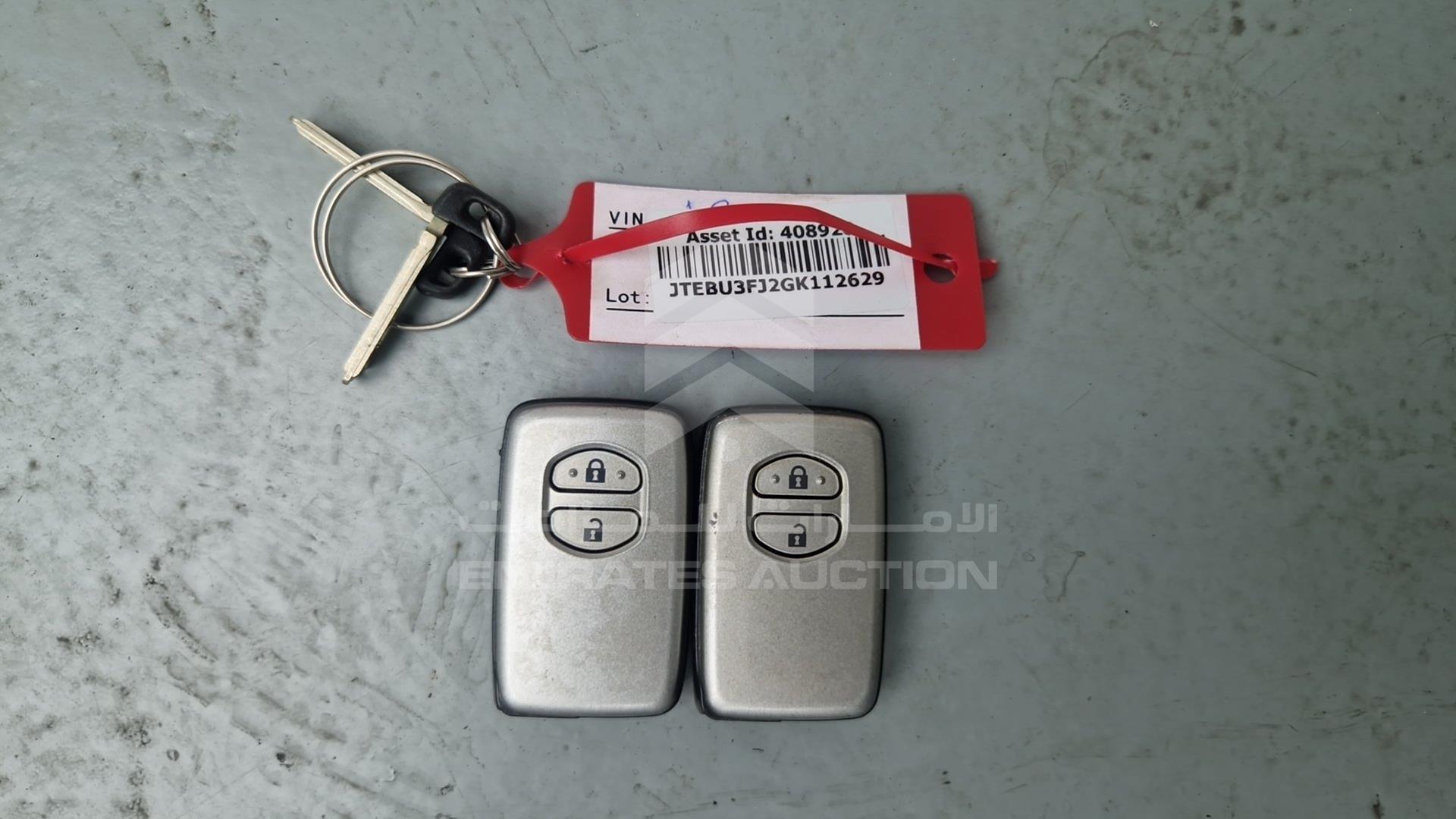 2016 TOYOTA PRADO VIN: JTEBU3FJ2GK112629