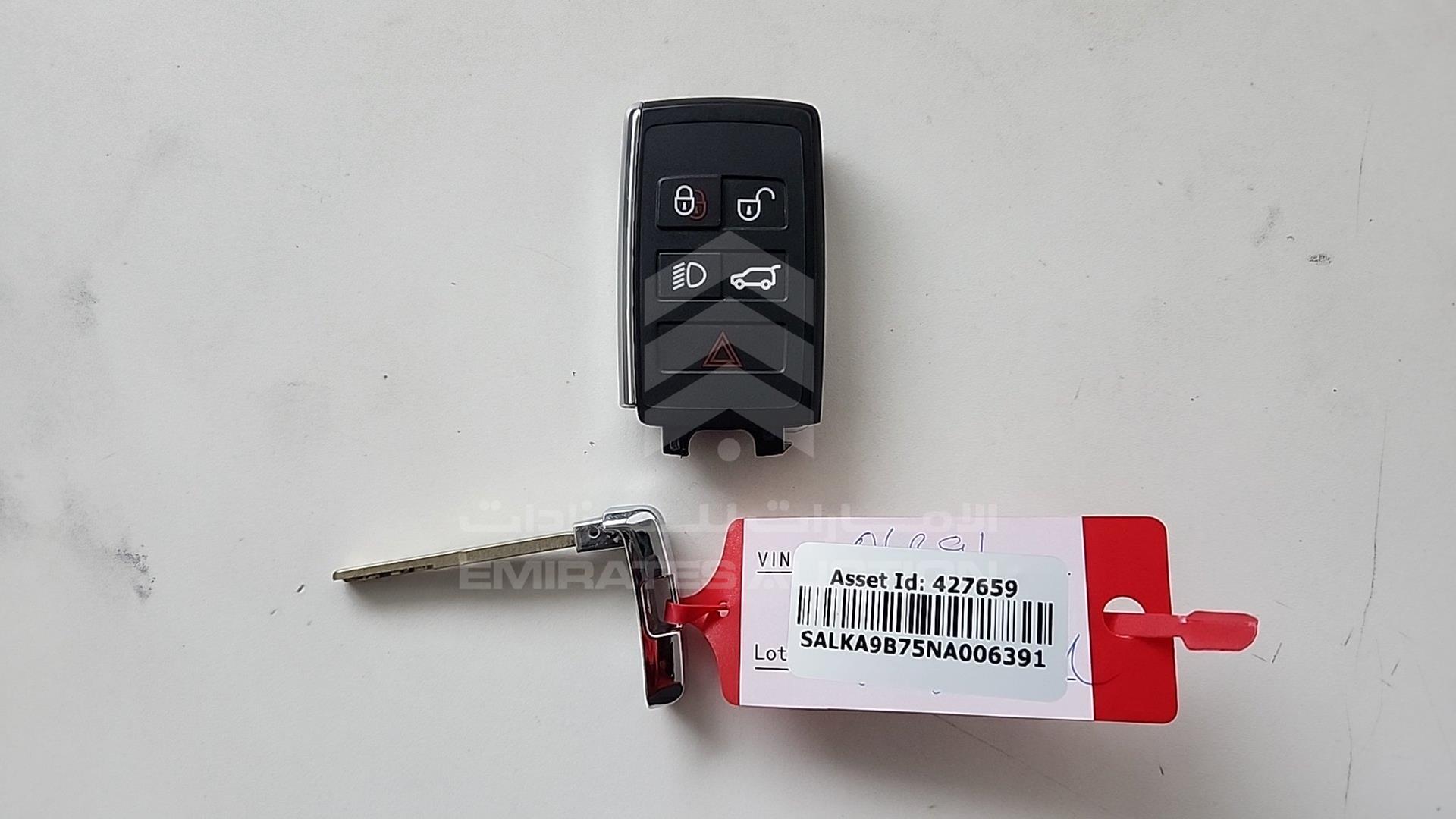 2022 RANGE ROVER HSE VIN: SALKA9B75NA006391