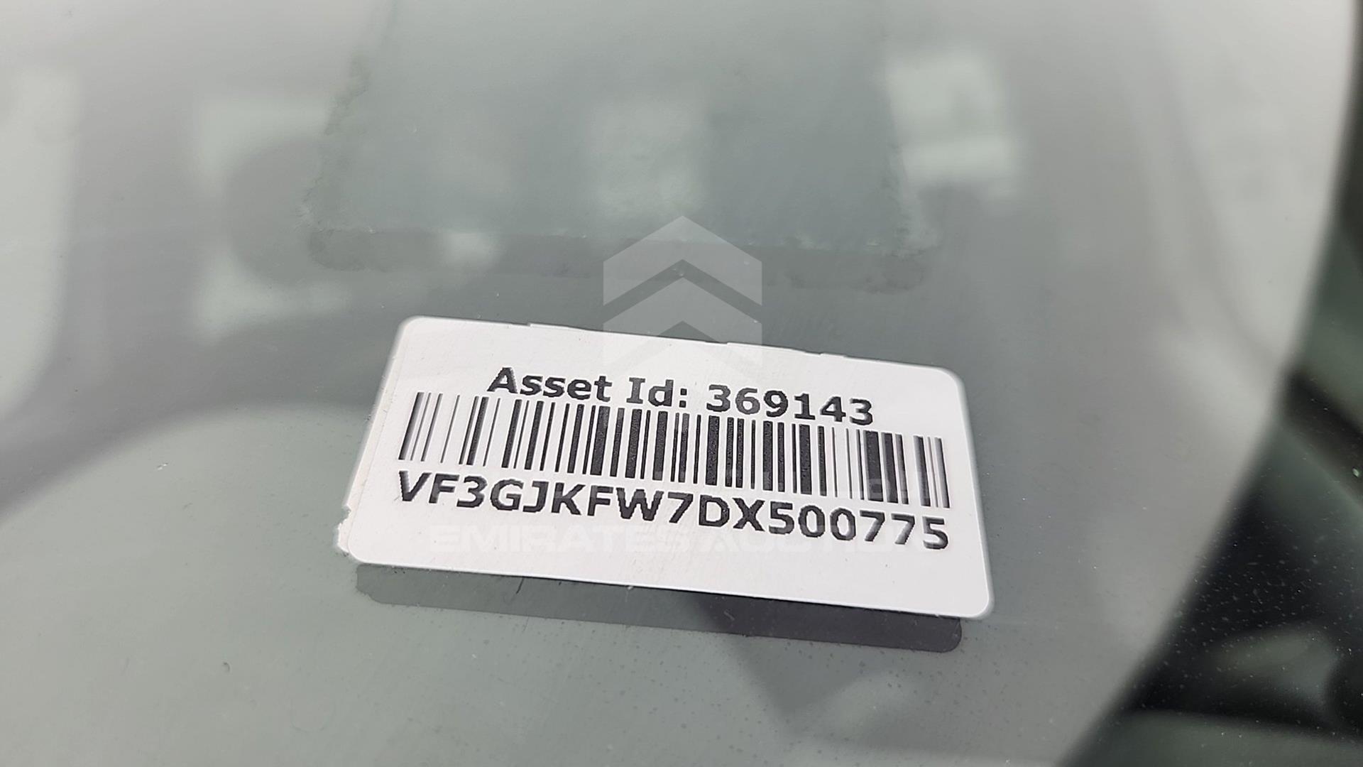 2013 PEUGEOT PARTNER VIN: VF3GJKFW7DX500775