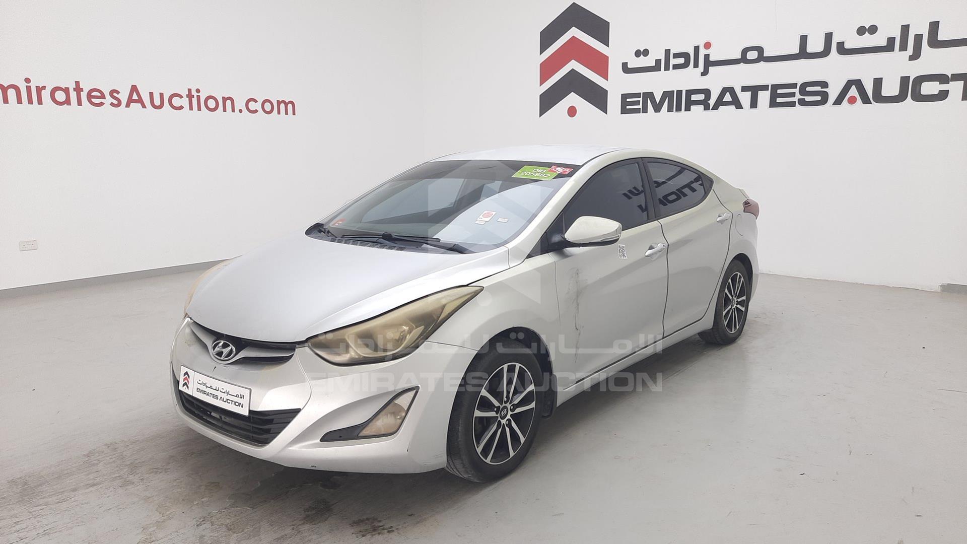 2015 HYUNDAI ELANTRA VIN: KMHDG41E6FU110532